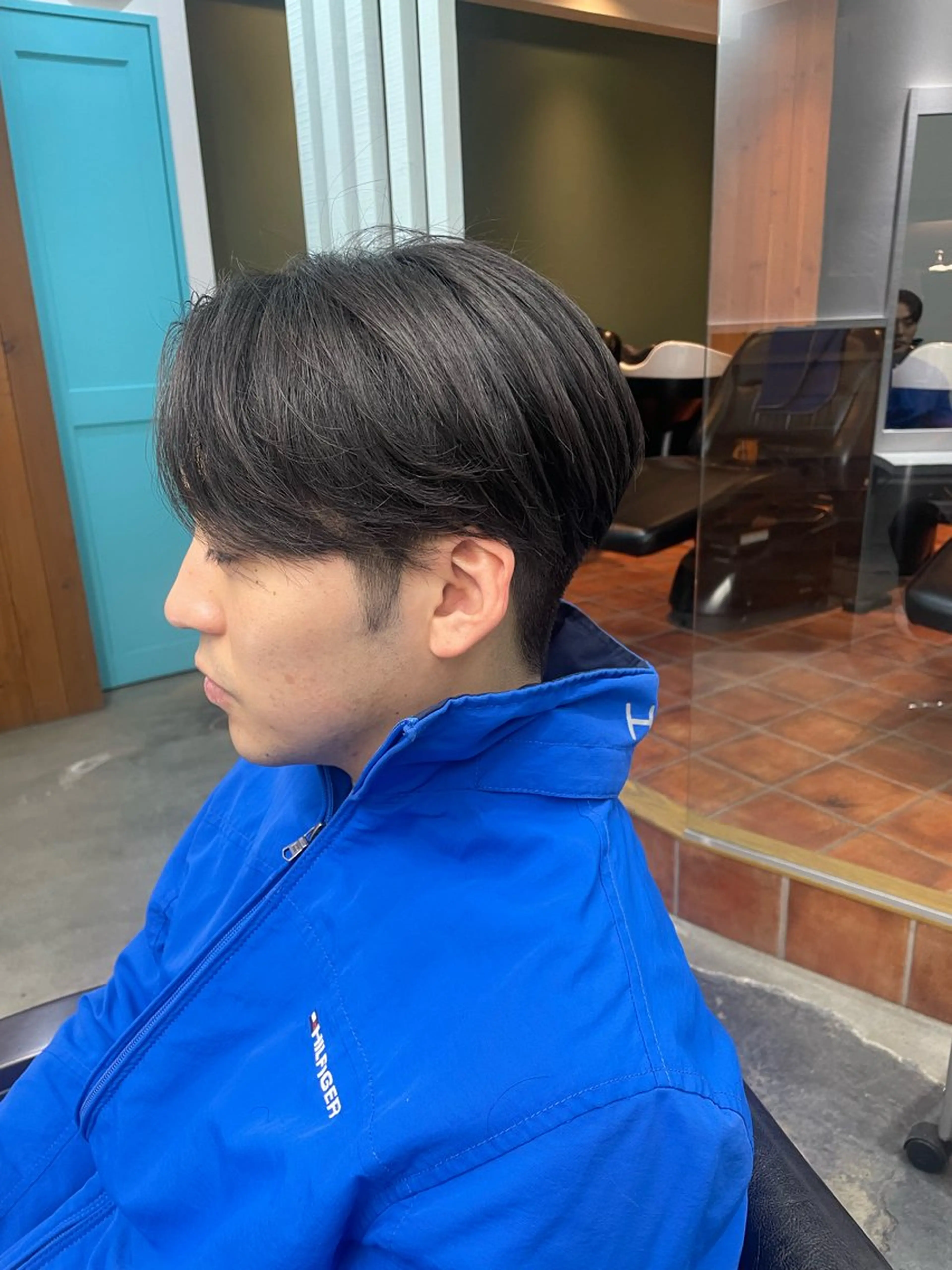 ミディアム メンズ 韓国ヘア/wカラー レイヤー/RIN🎀のヘアスタイル