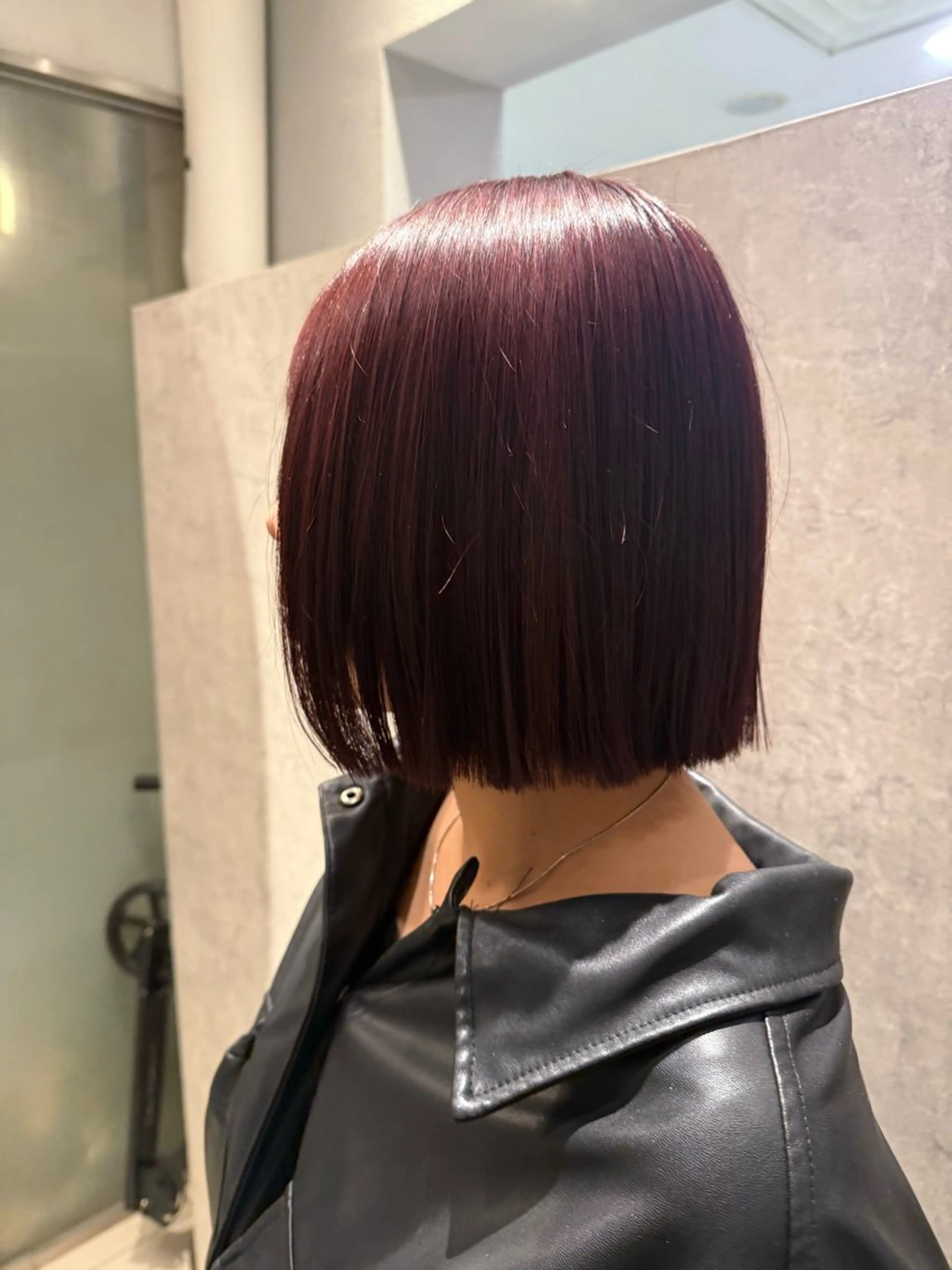 ショート カラー ボブ cura所属・ボブパーマ/カラー RIN⋆⸜🔔⸝‍⋆のヘアスタイル