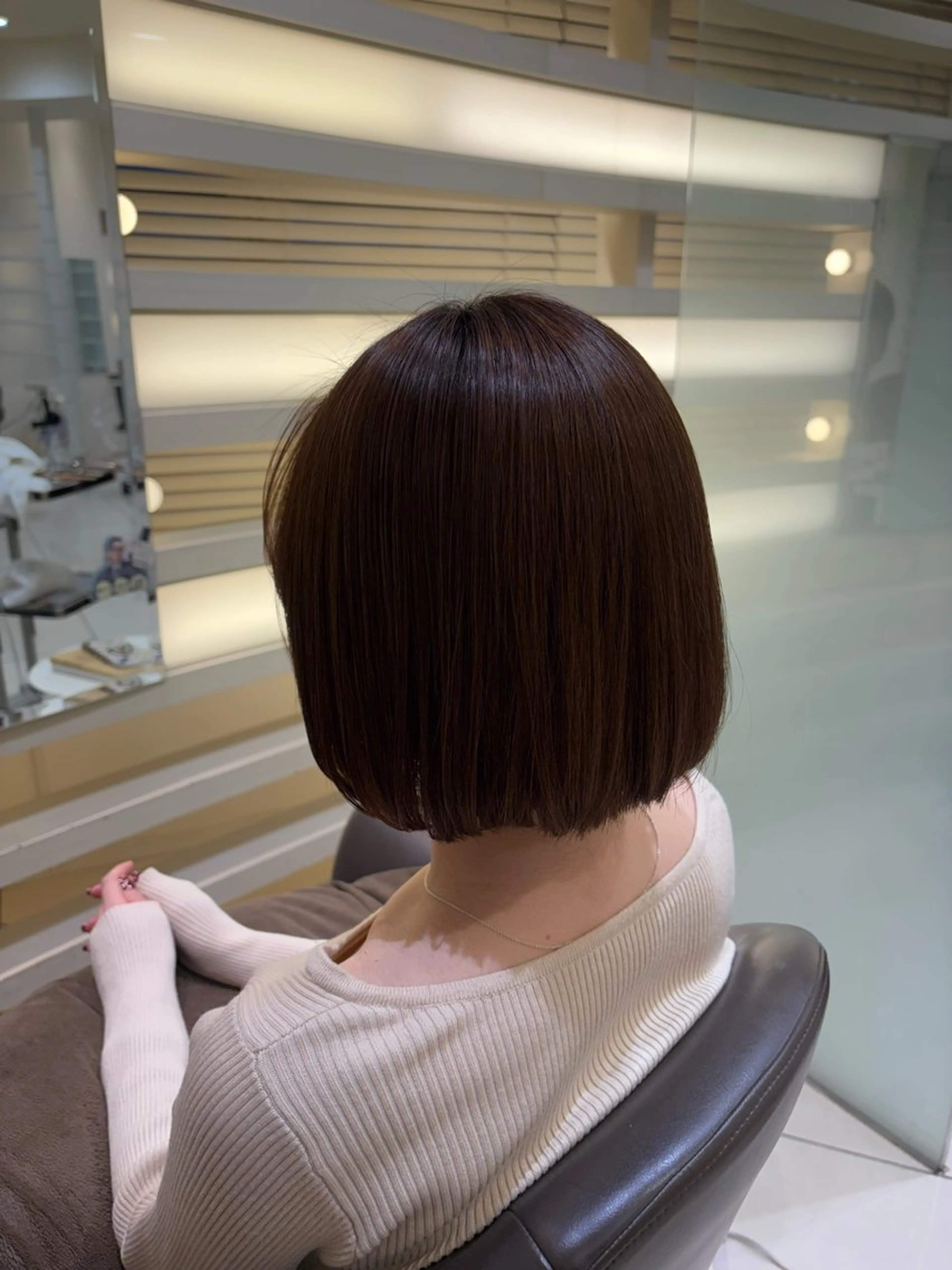 ショート カット 縮毛矯正 縮毛矯正/艶髪/ チホリのヘアスタイル