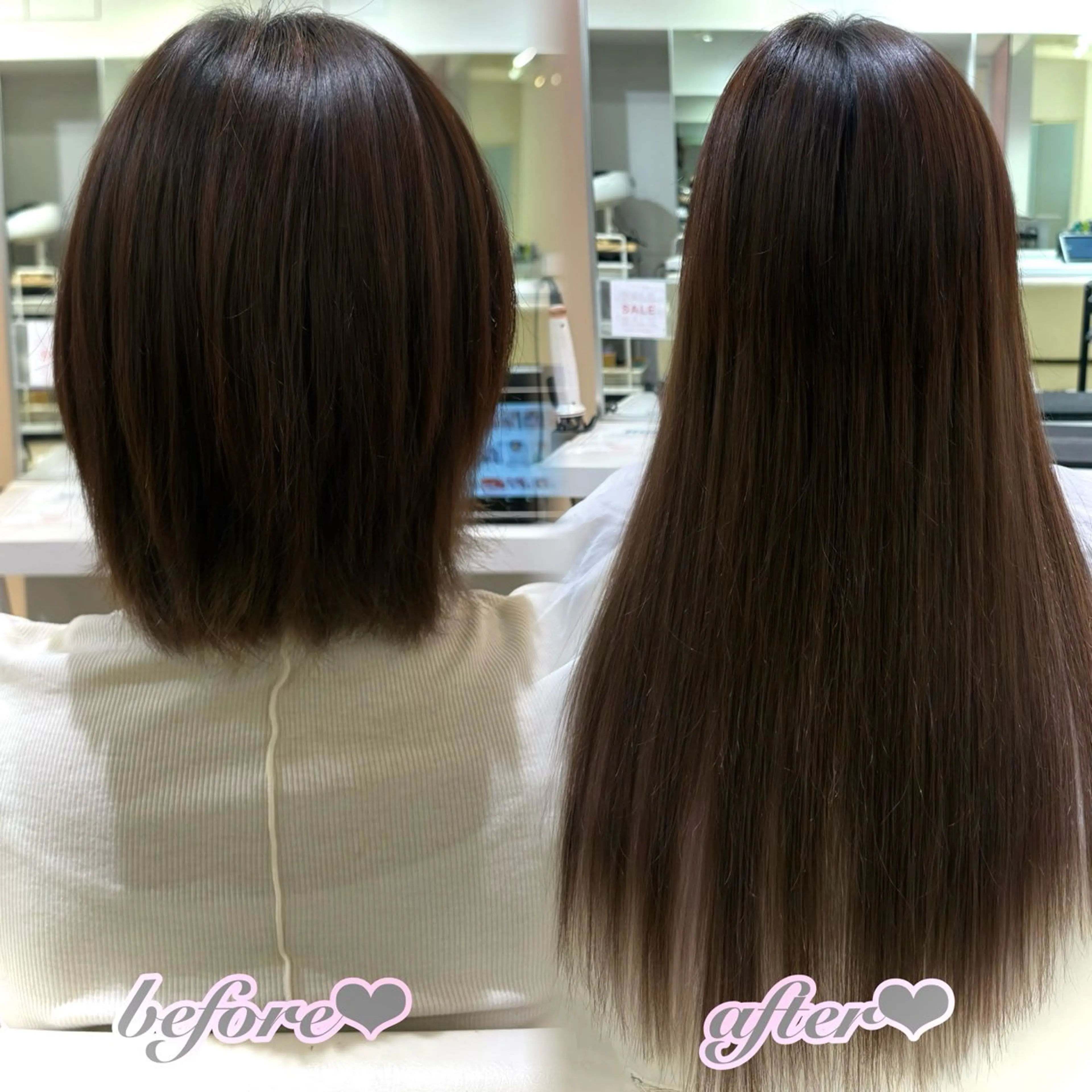 ロング シールエクステ エクステ ヘアカラー エクステ 新宿/艶カラー 🎀エクステKANAのヘアスタイル