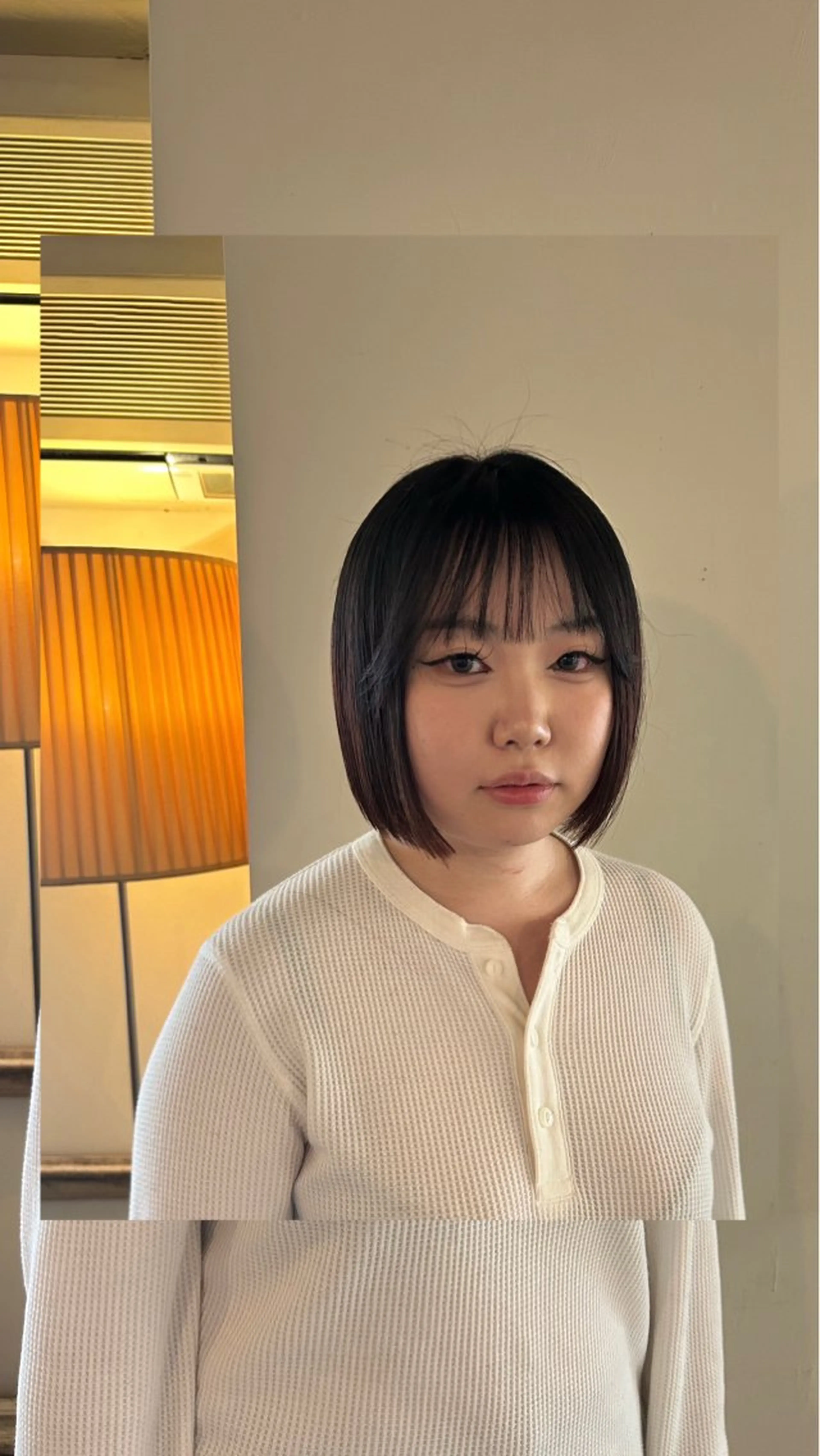 ミディアム ORe'S HAIR BE　GLaDまなみのヘアスタイル