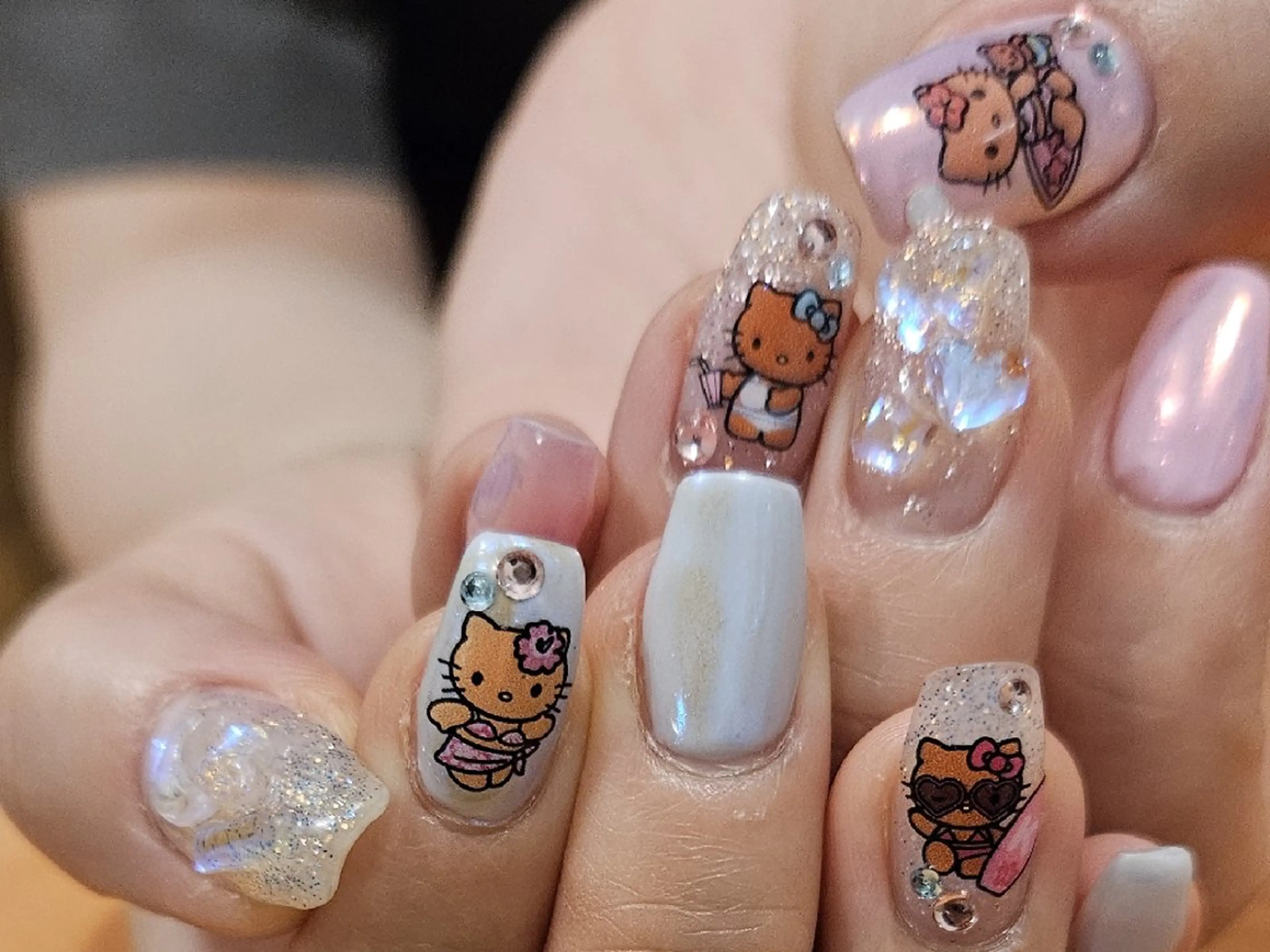 ネイル ハンドネイル shellnail さなえのネイルデザイン