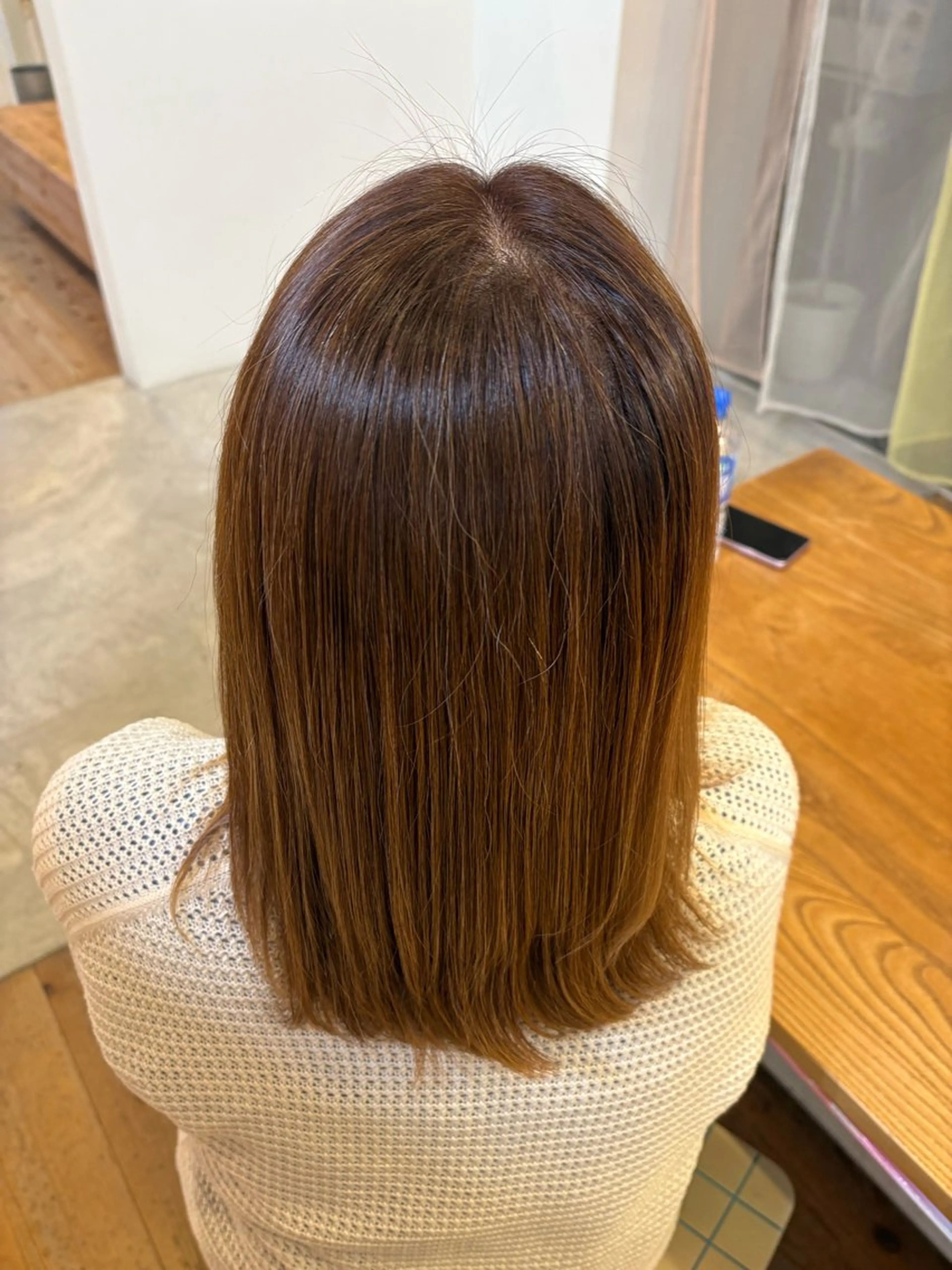 グレイカラー(白髪染め)＋Aujua treatment 🫧♩の写真