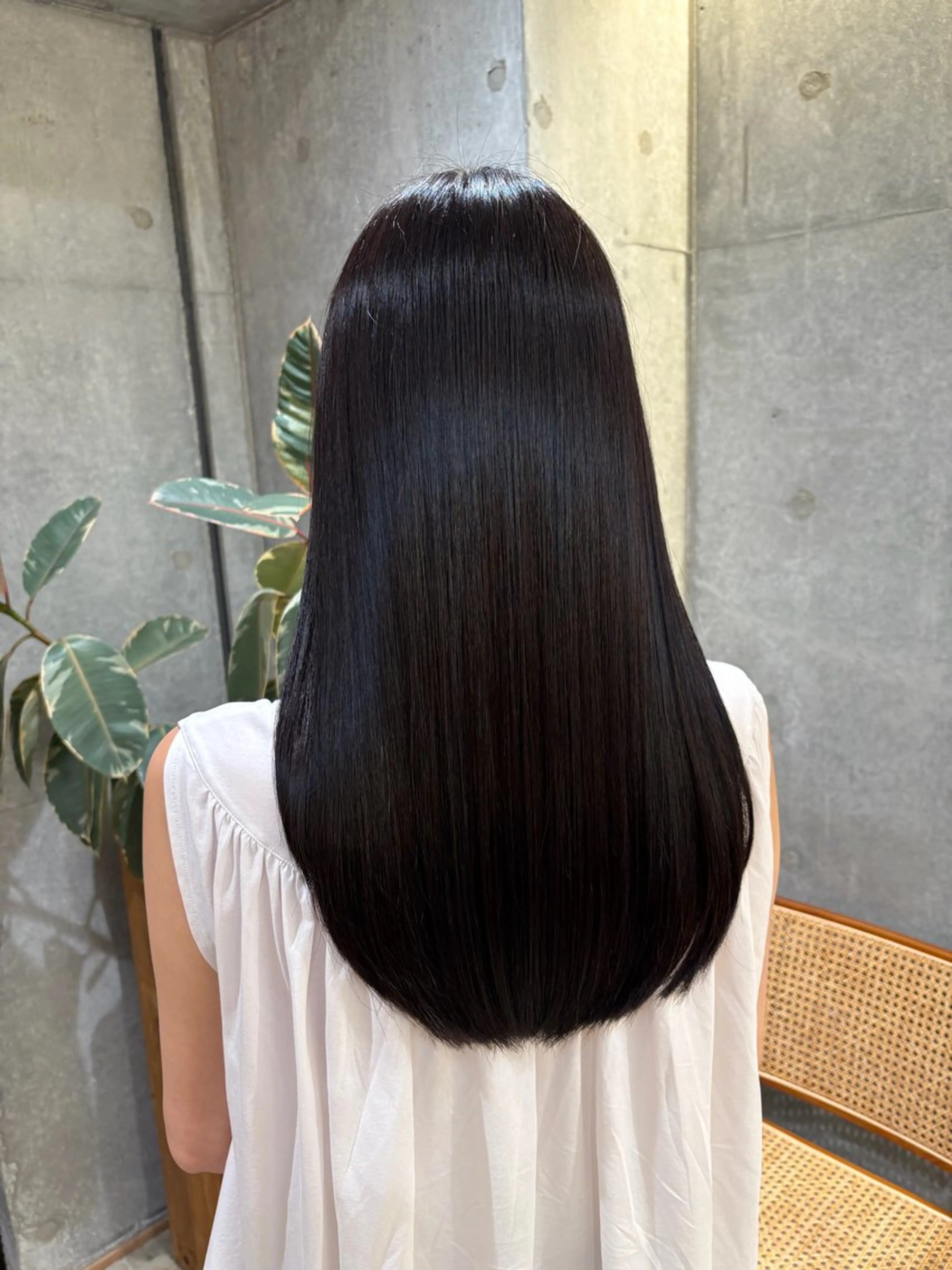 ロング 縮毛矯正 縮毛矯正 こぐれ みさきのヘアスタイル