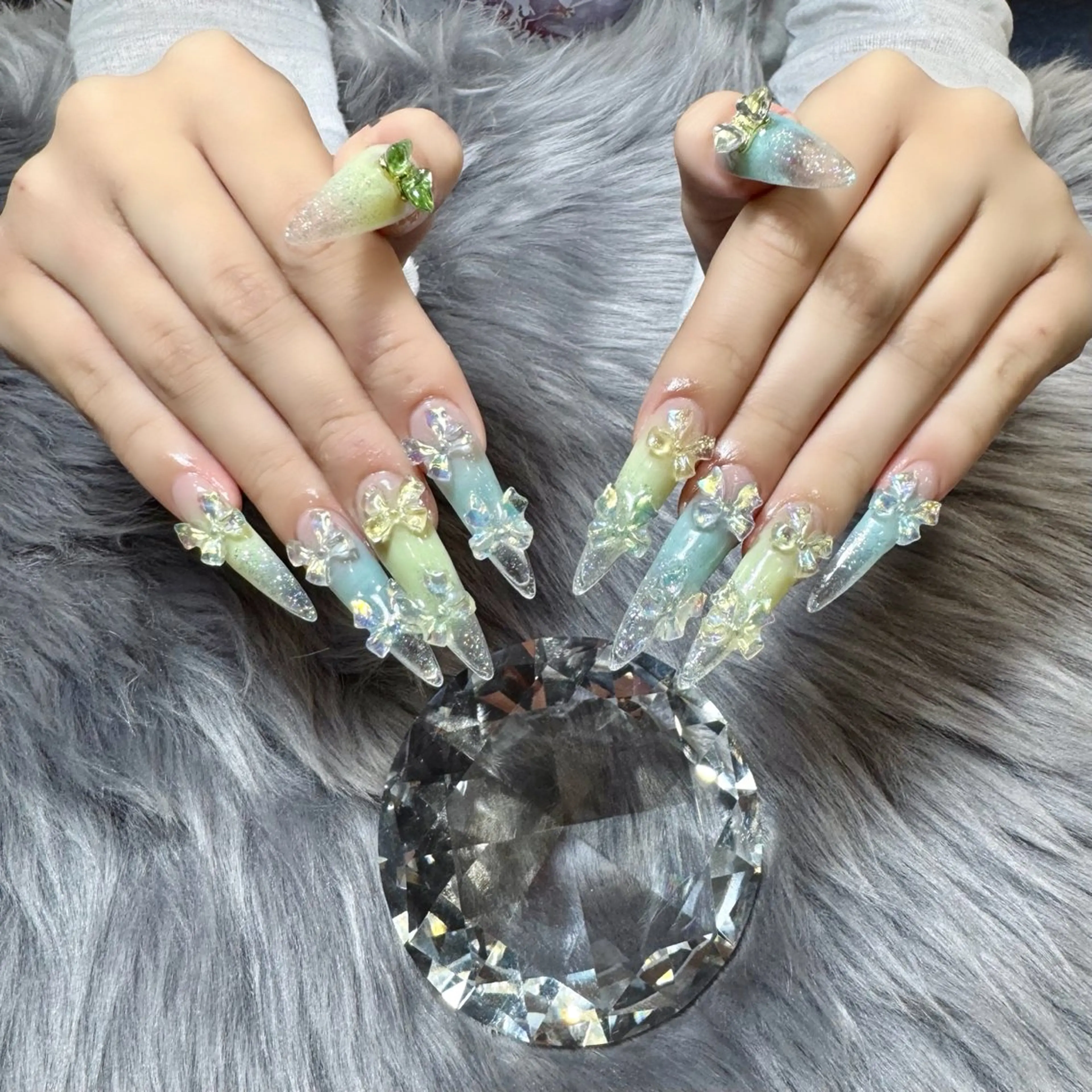 ネイル ロングネイル ネイルチップ ハンドネイル Doris Nail Salonのネイルデザイン