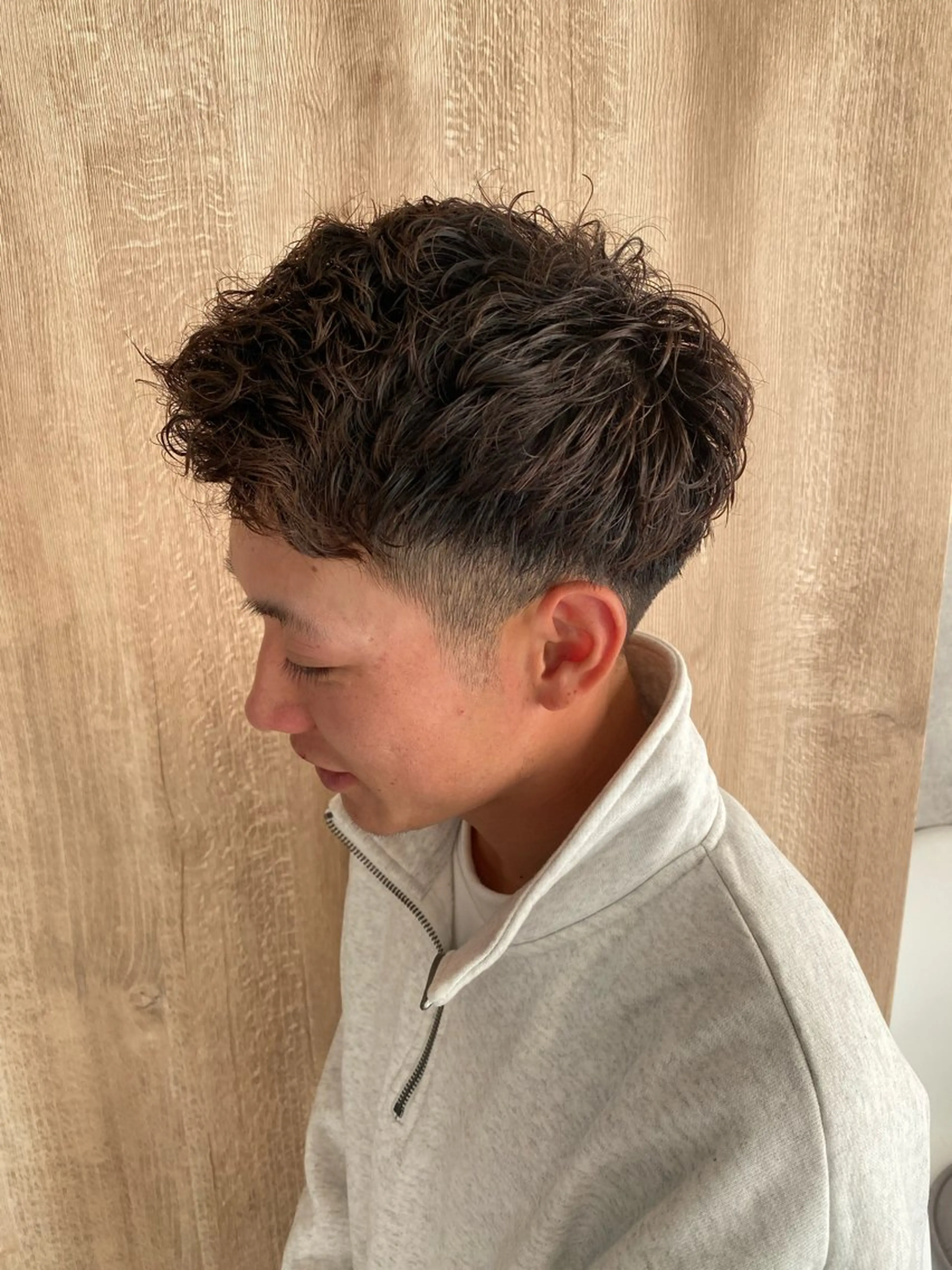 メンズ メンズパーマ Bish Yanaのヘアスタイル