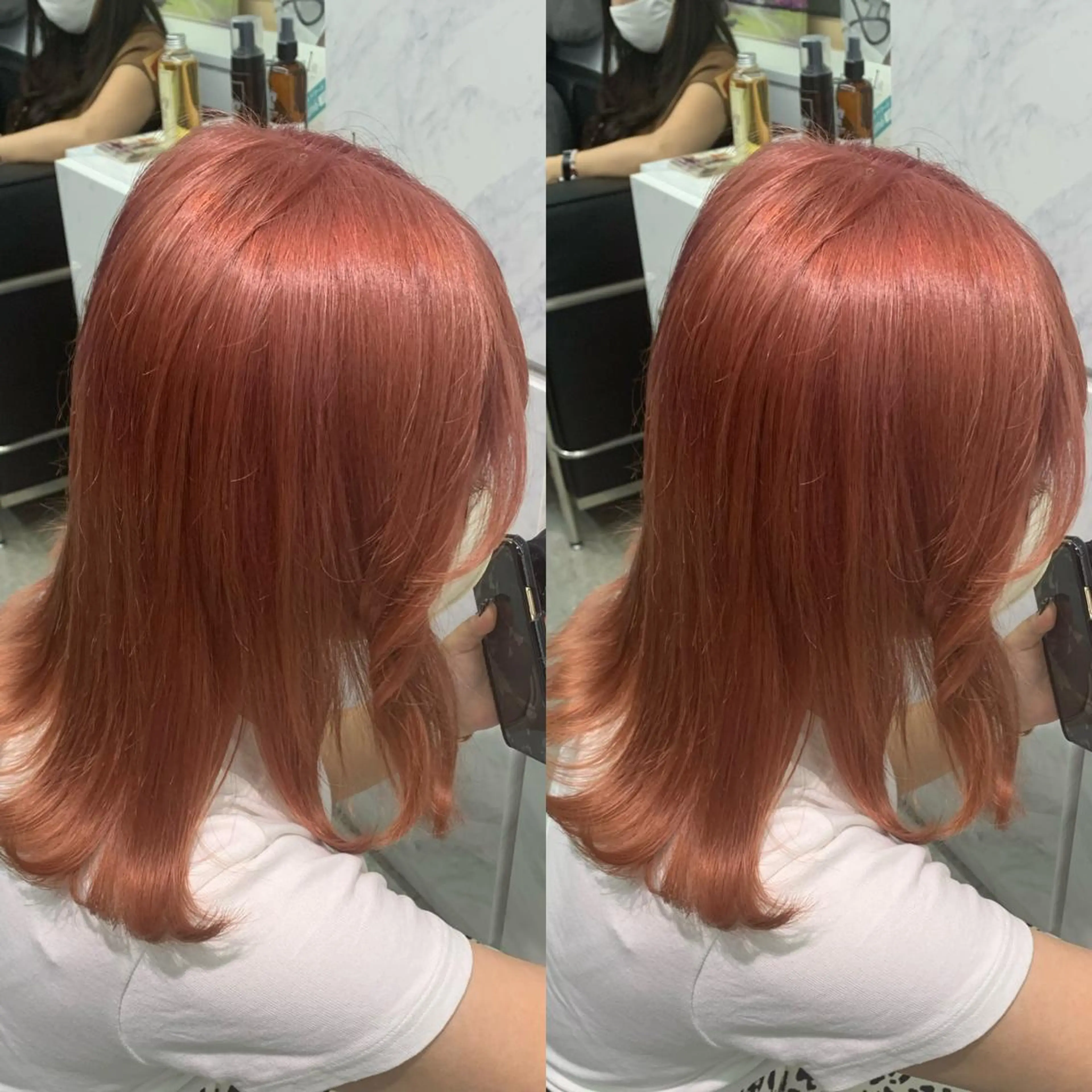 ミディアム ヘアカラー トリートメント プルエクステ 🖤MIYUのヘアスタイル