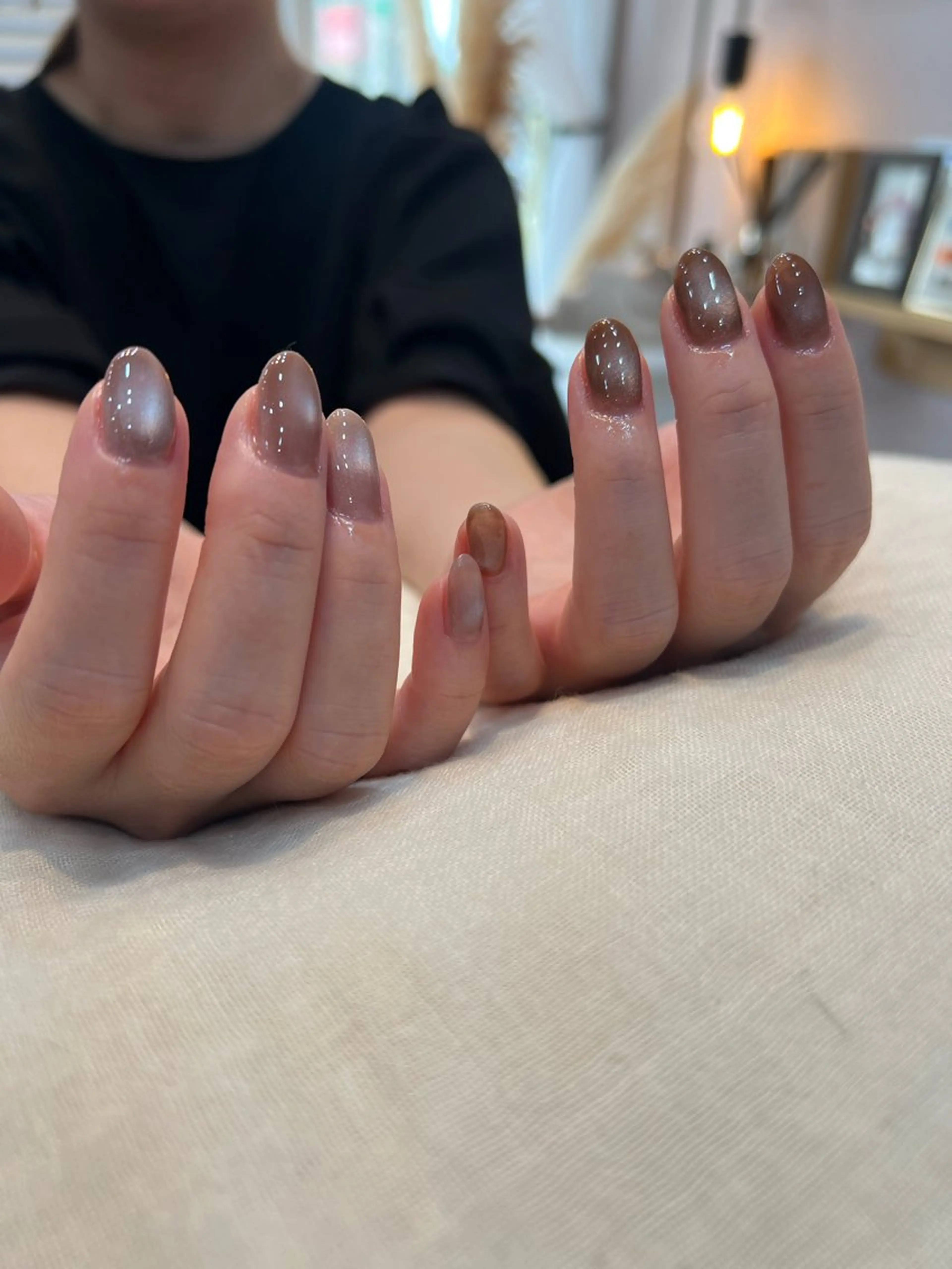 ネイル ハンドネイル ミルオトンヌ／ 鎌田里穂のマツエク・マツパデザイン