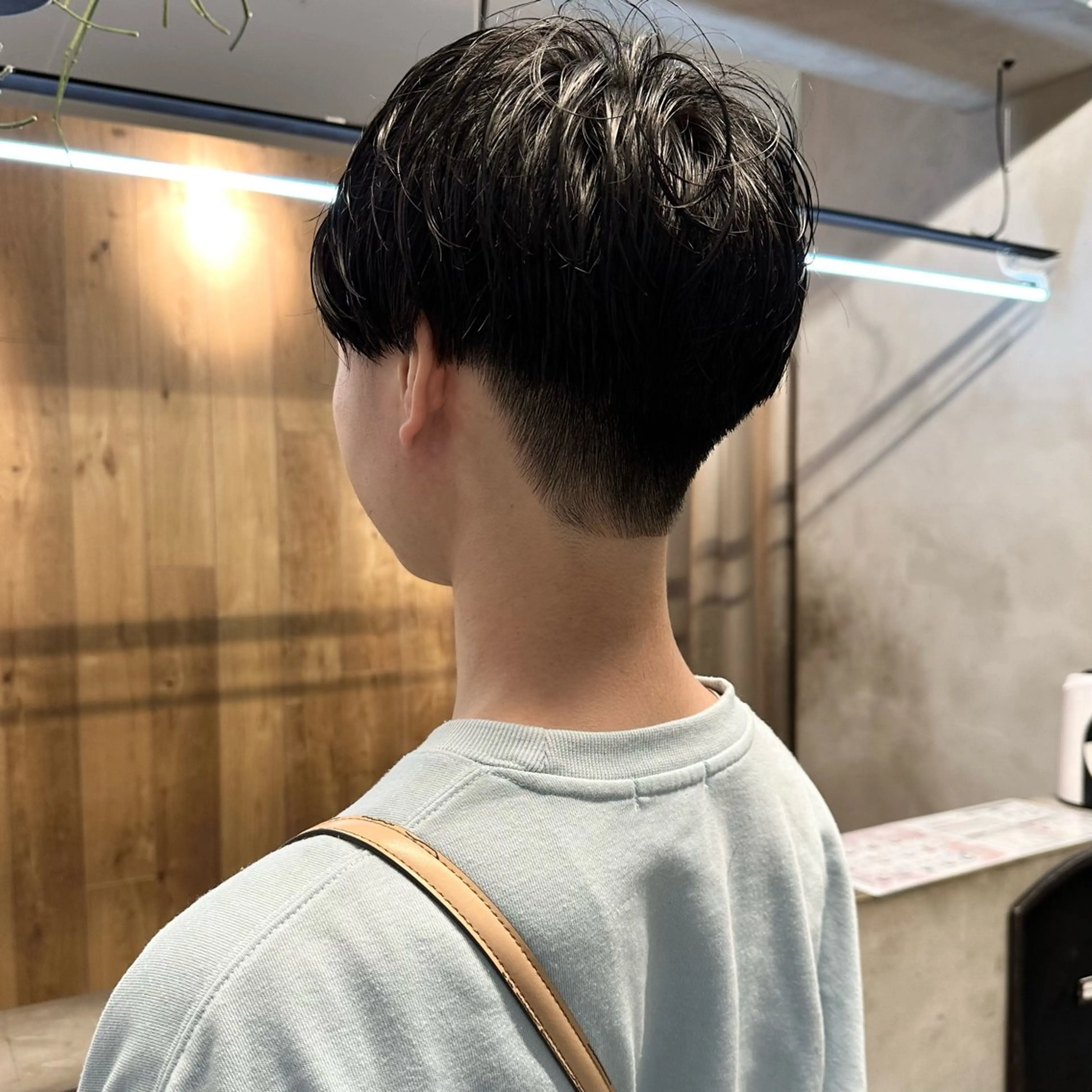 パーマ メンズ メンズパーマ 艶ストレート✨透明感 カラー🎀♡mariのヘアスタイル