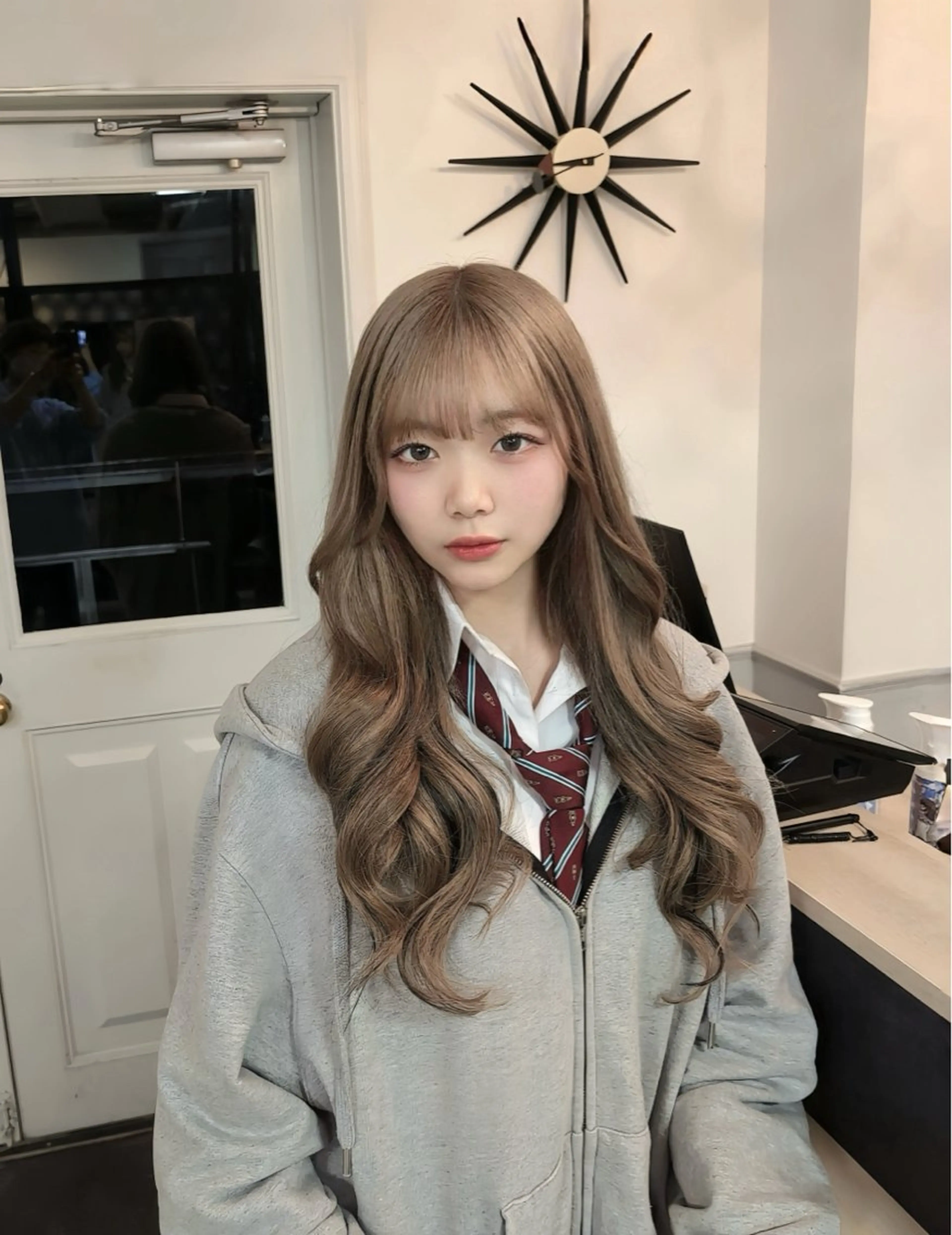 🪽韓国ハネエクステ【半年以上もつ】🪽馴染ませカット+(結ぶ)羽エクステ40本〜の写真