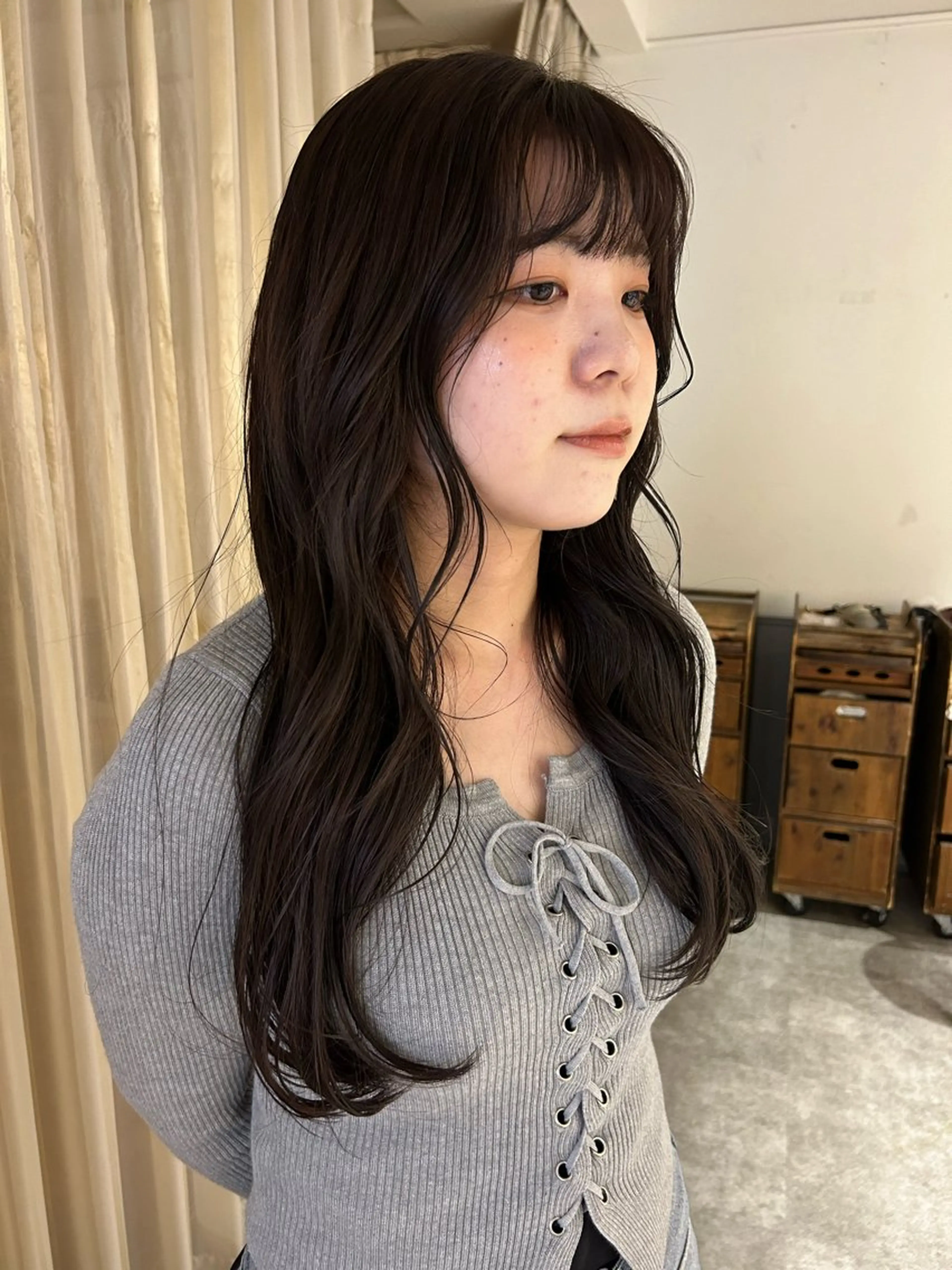 ロング 薄暮 マツイ　レンのヘアスタイル