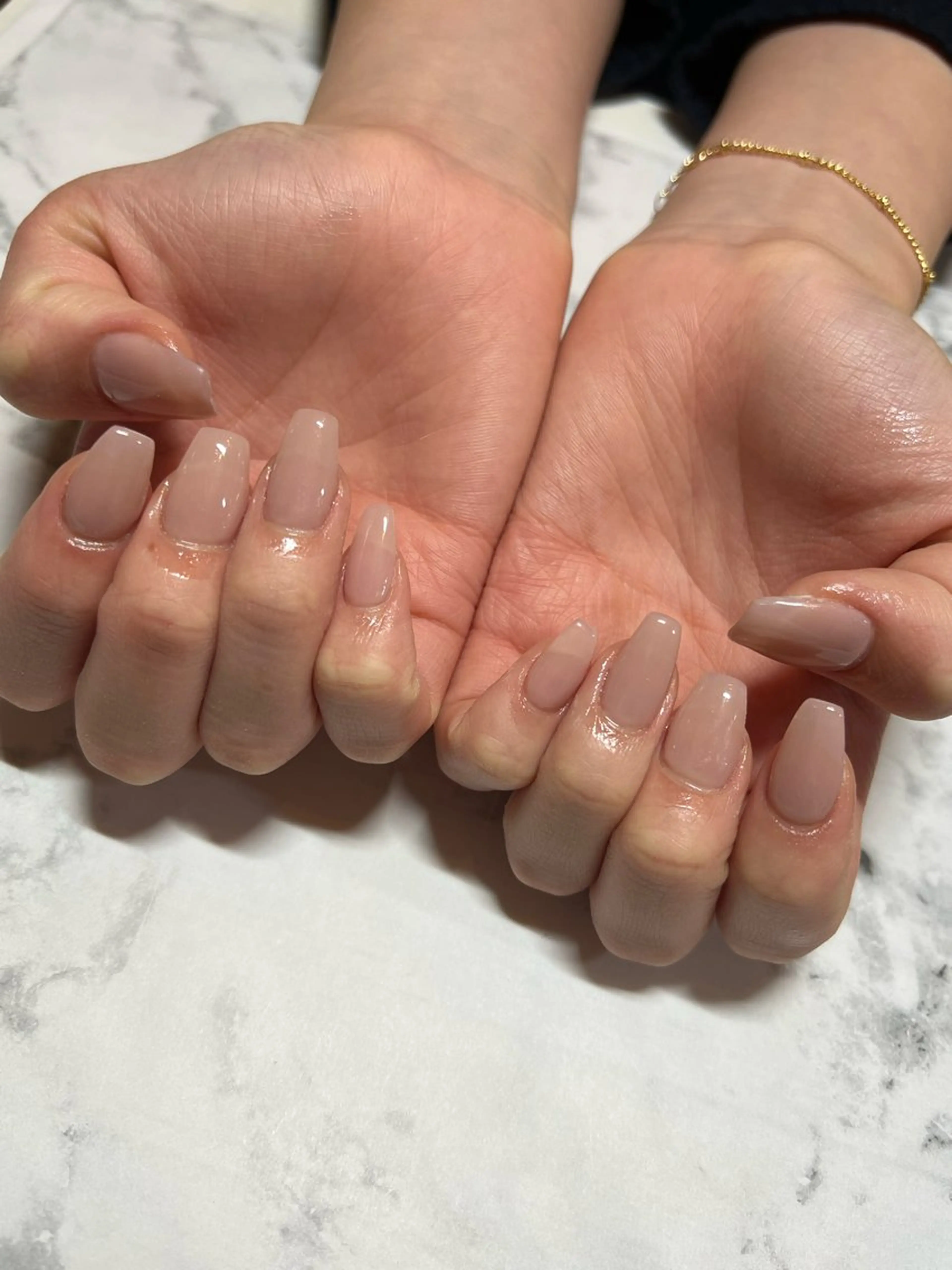 ネイル ワンカラーネイル スカルプネイル bijouuu nail竹内のネイルデザイン