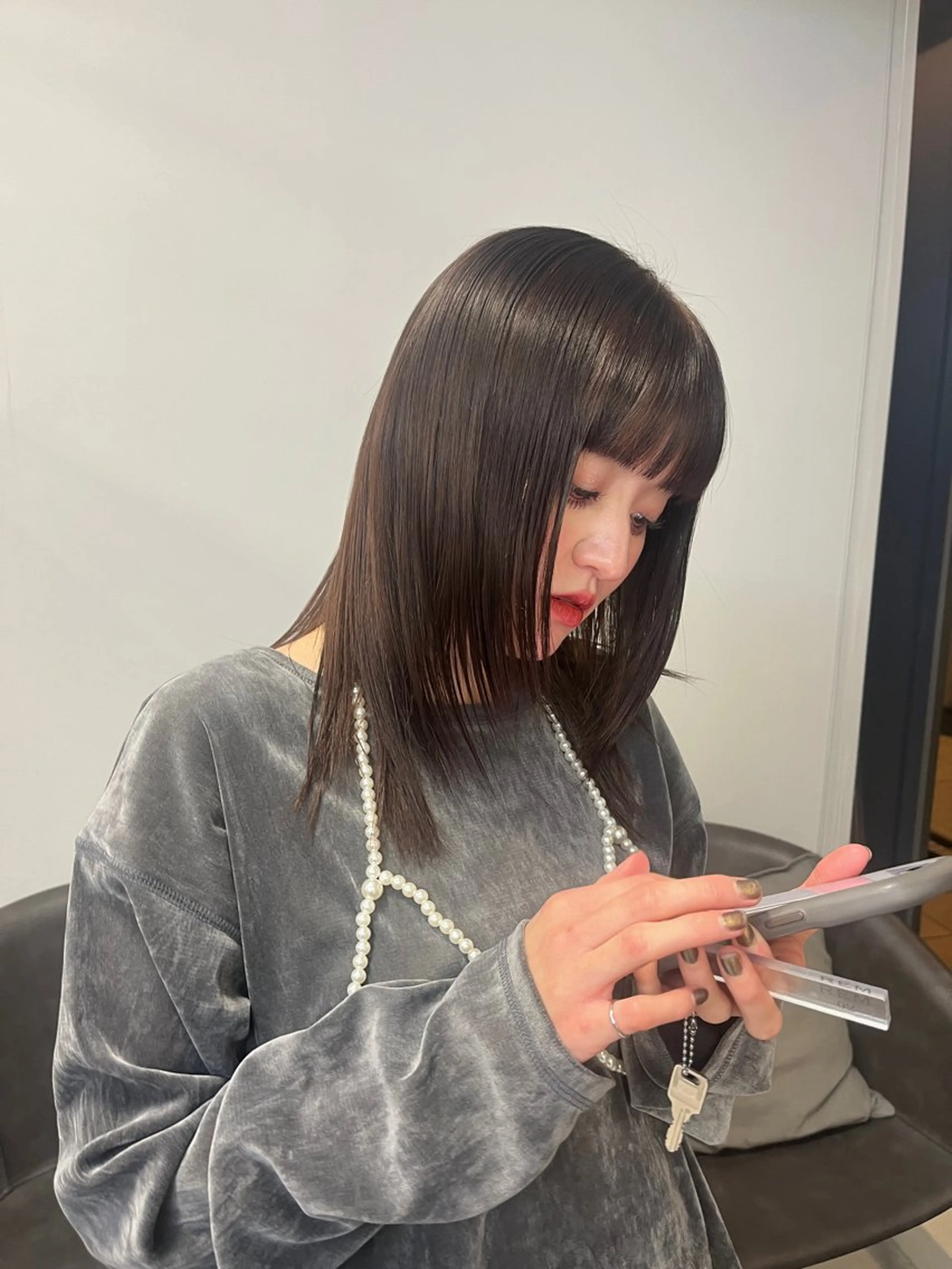 レイヤーカットの写真