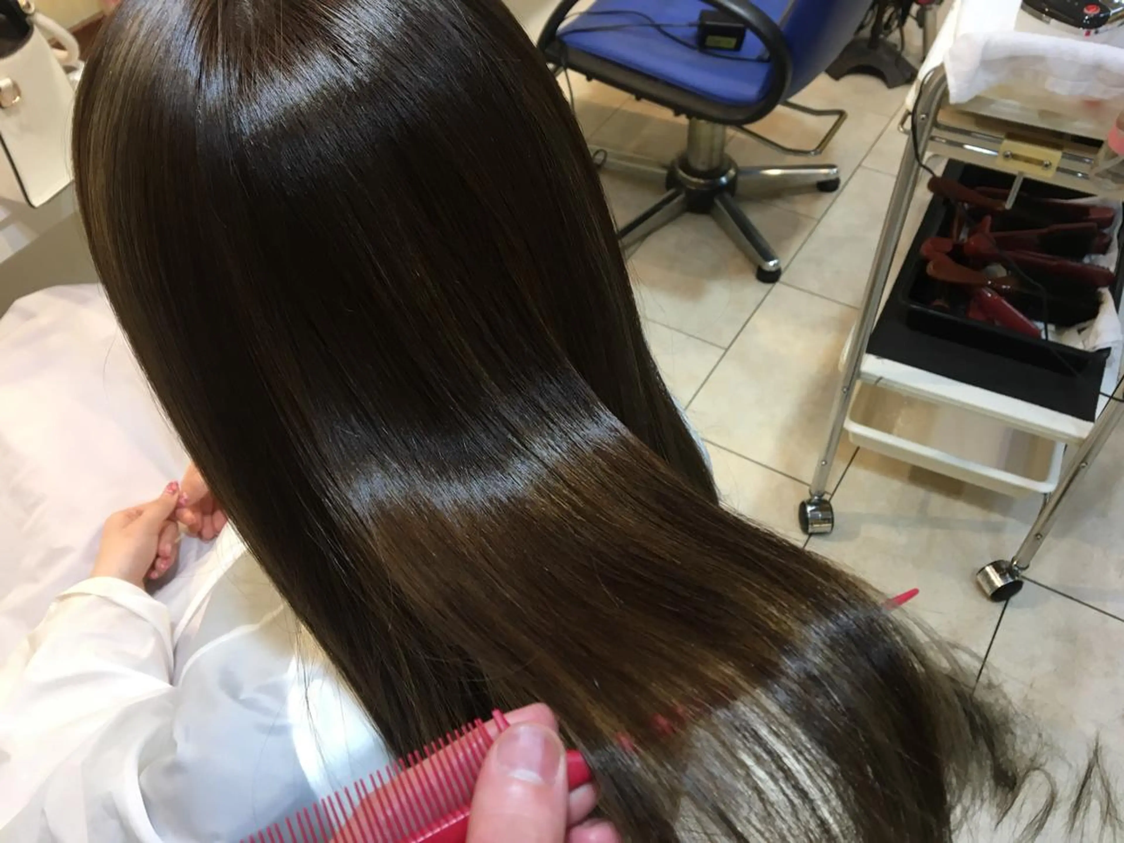 ロング カラー ハイライトカラー ハイライト トリートメント セイヤ 艶髪再生師のヘアスタイル