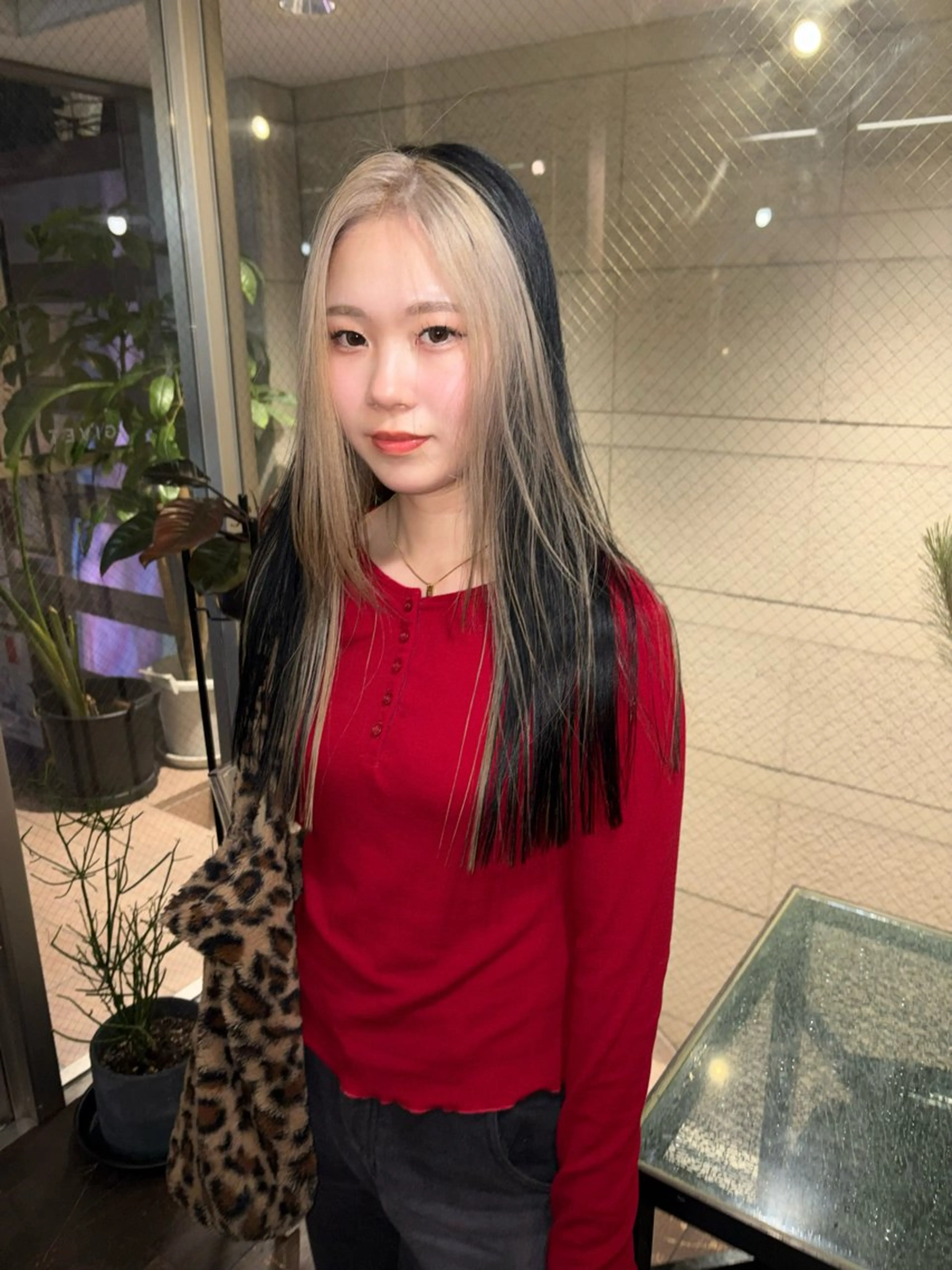 ロング カラー 心斎橋/デザインカラ ー/海外風/ナツミのヘアスタイル