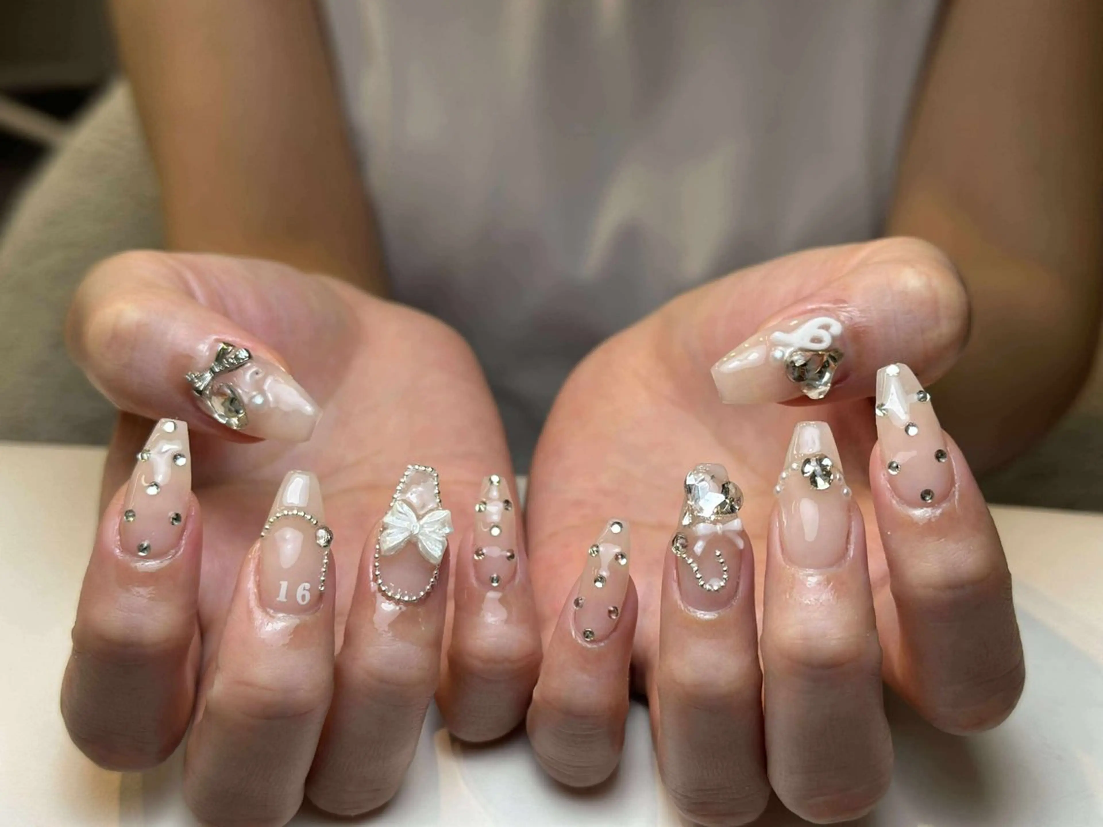 ネイル アートネイル 成人式 ジェルネイル ニュアンスネイル 夏ネイル Nie Nail Shinokuboのネイルデザイン