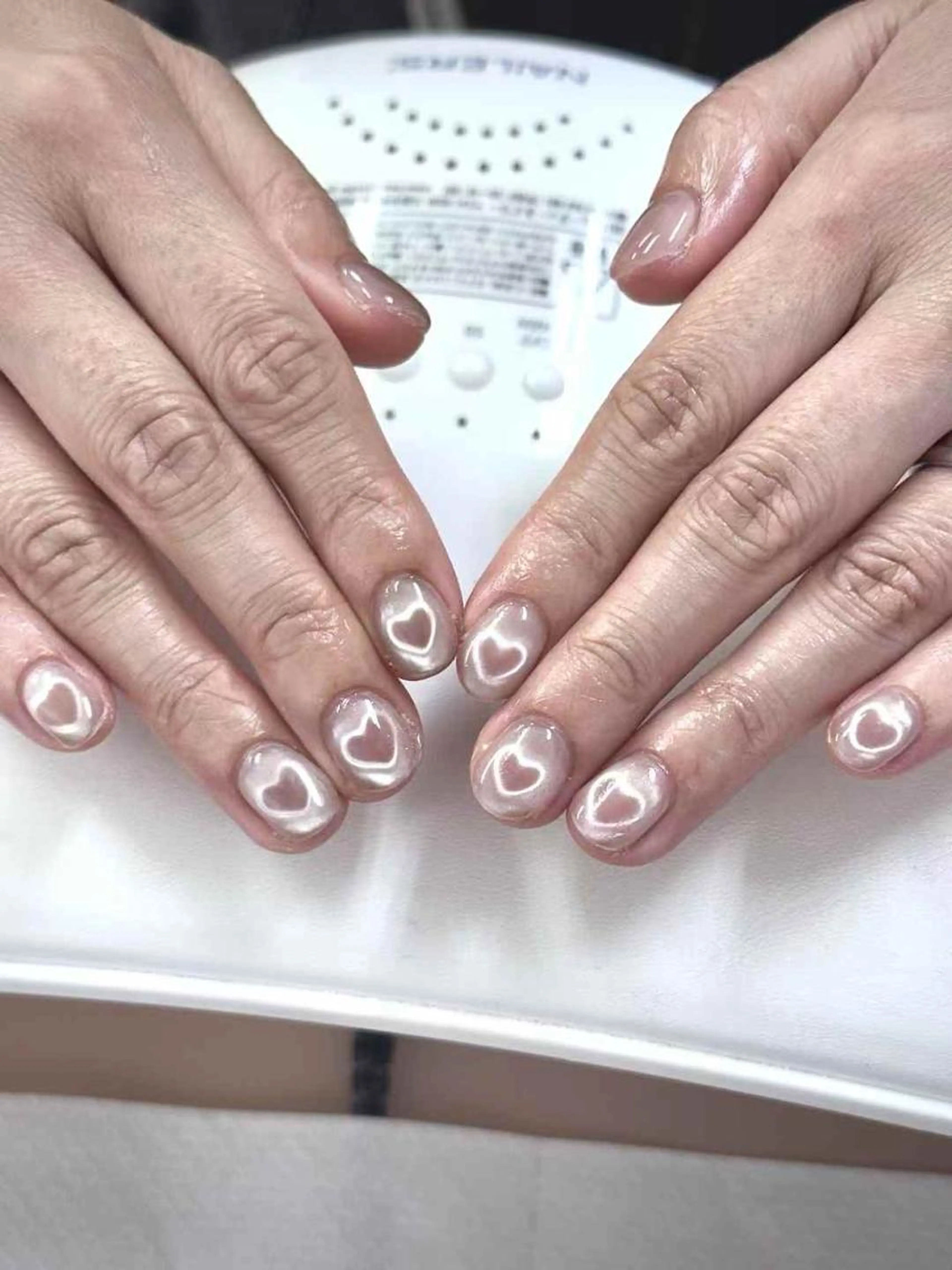 期间限定【✨ハンド・ジェルネイル✨】🧲マグネットワンカラー🧲ジェルオフ付き。長さ出し＋¥2,000（10本）の写真