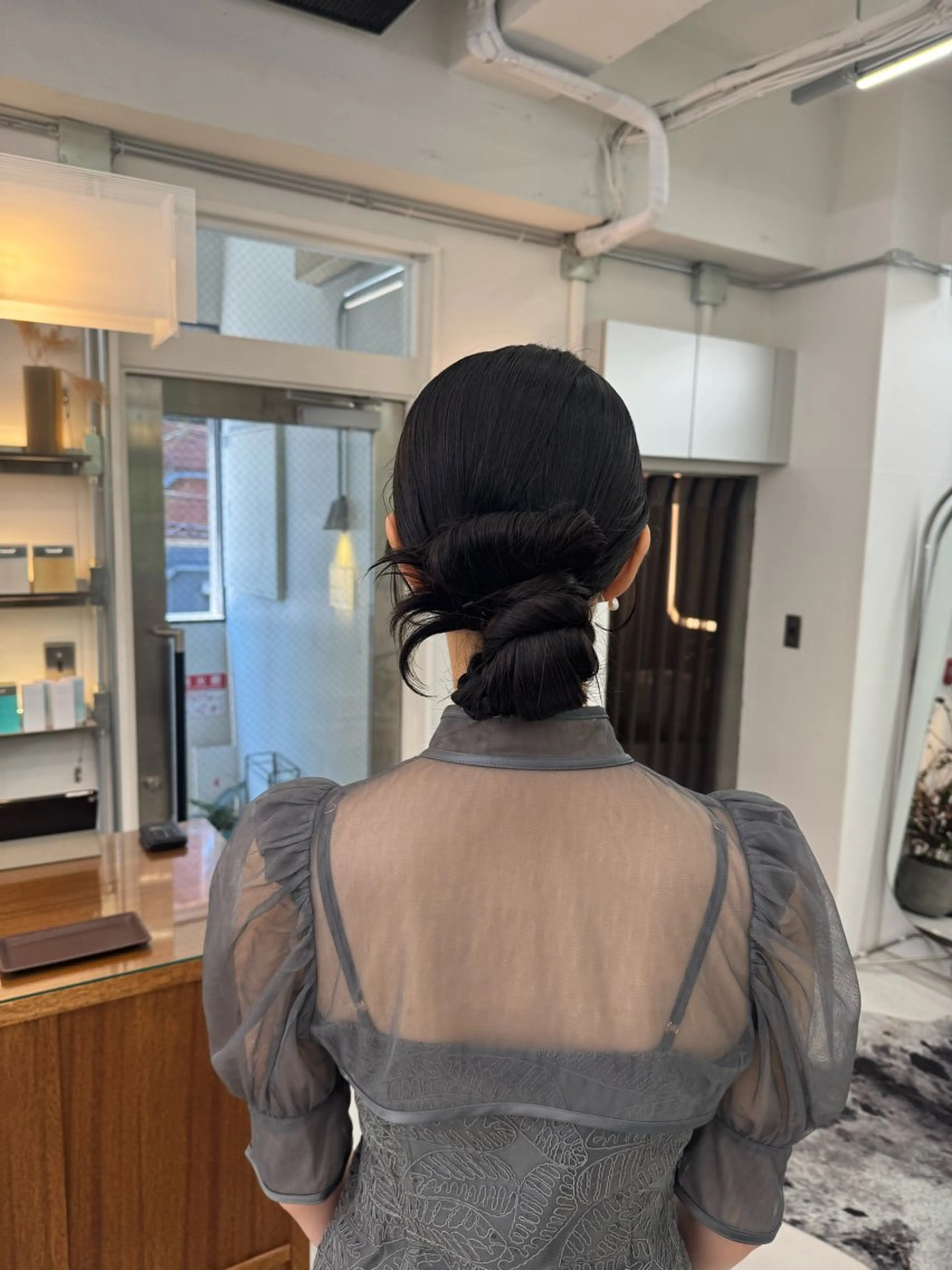 ロング ヘアアレンジ ヘアセット MIES amane(アマネ)のヘアスタイル