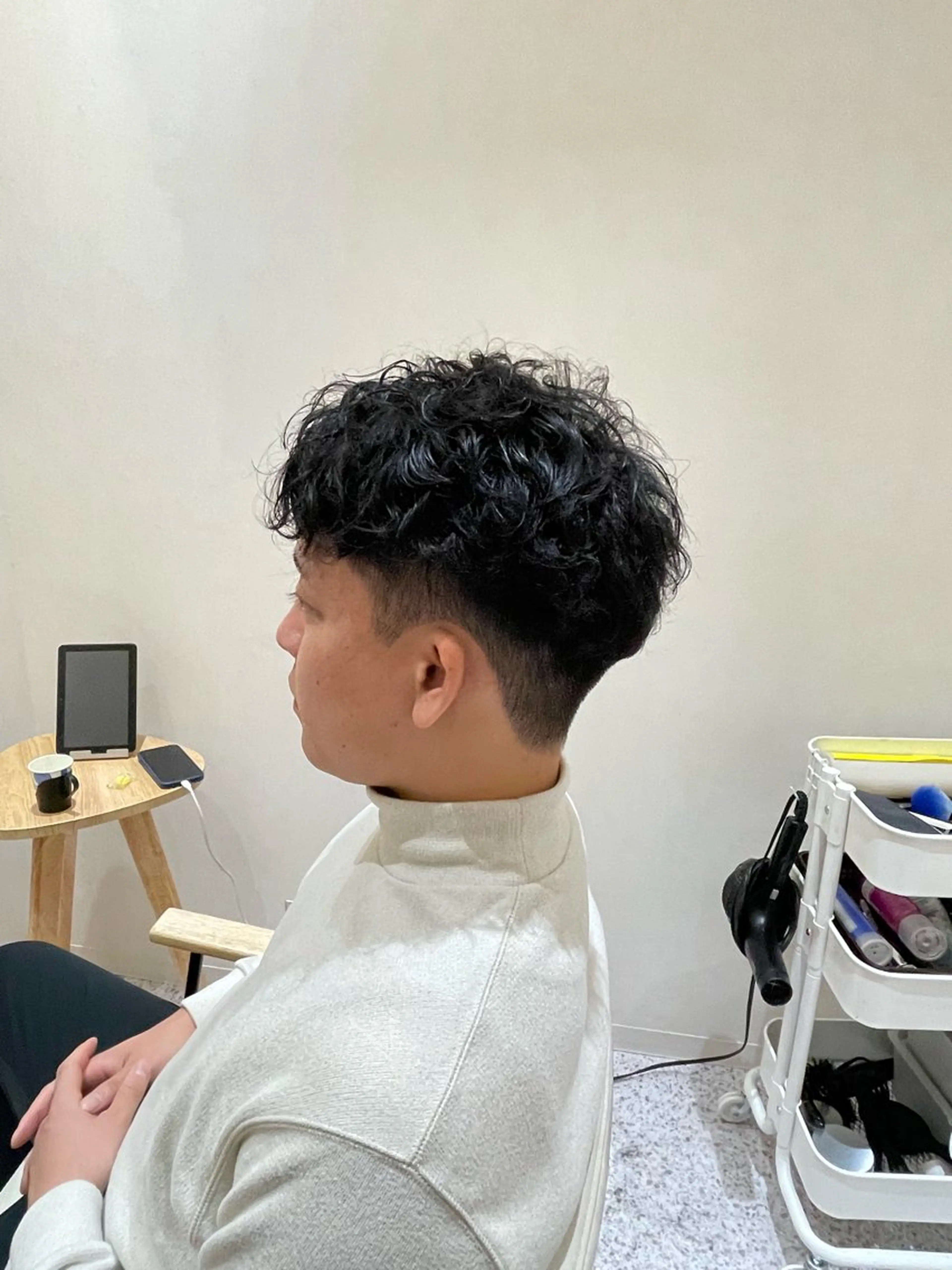 パーマ メンズ メンズパーマ 刈り上げ 🔹メンズ特化🔹 荻窪/YASUOKAのヘアスタイル