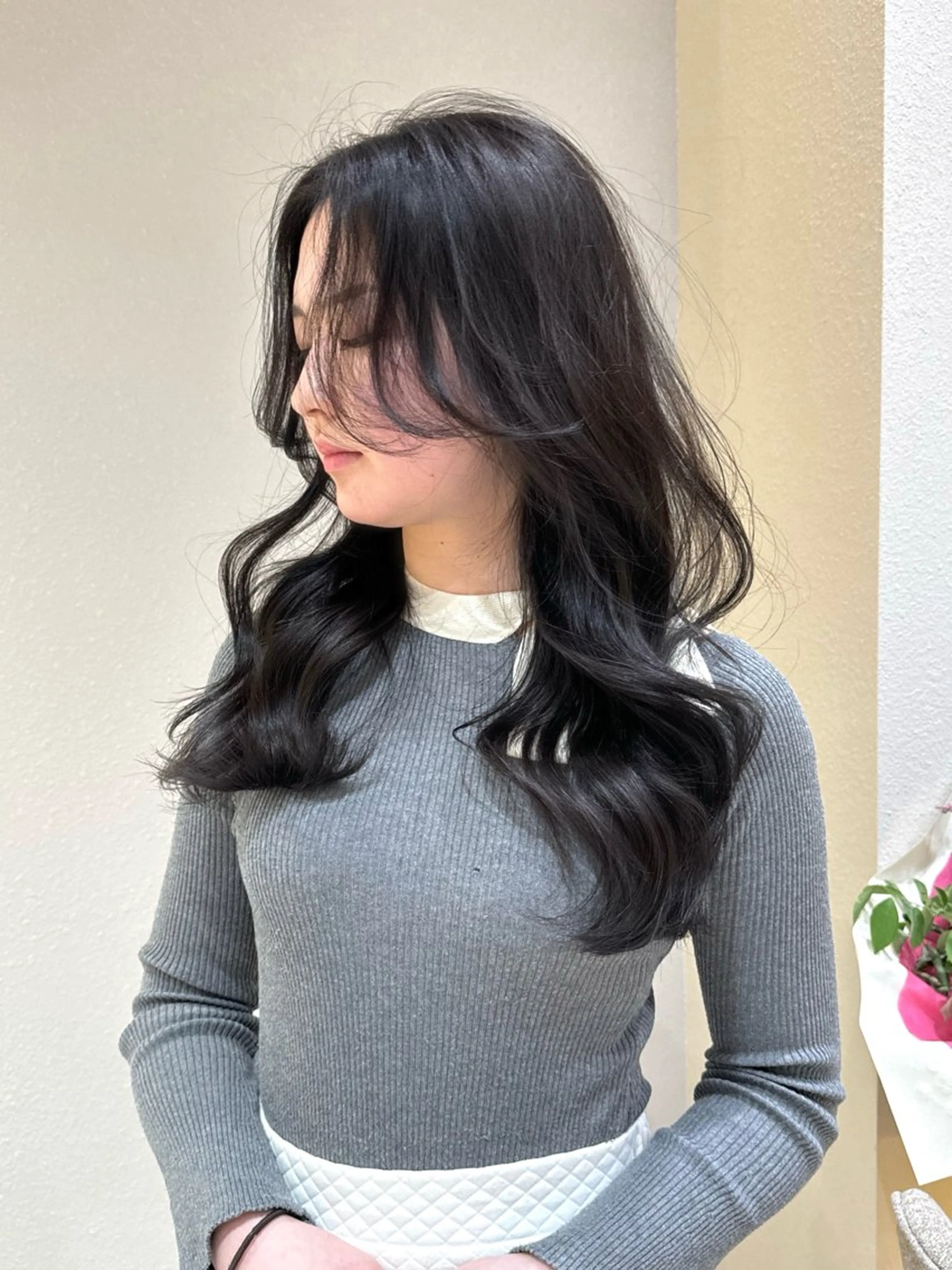 ロング カット ヘアカラー トリートメント 🩵縮毛矯正・ボブ 岩原朋也🩵のヘアスタイル