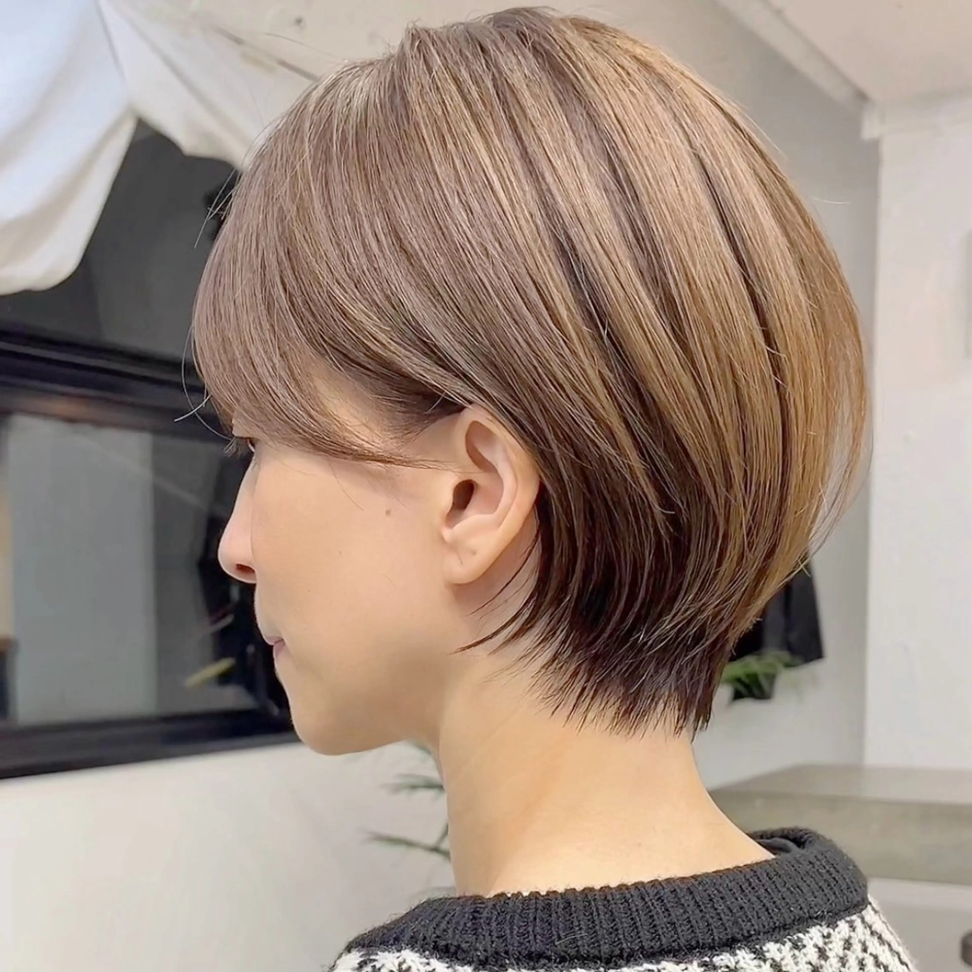 ショート ボブ／アンニュイ 🌷しだひめな🌷のヘアスタイル