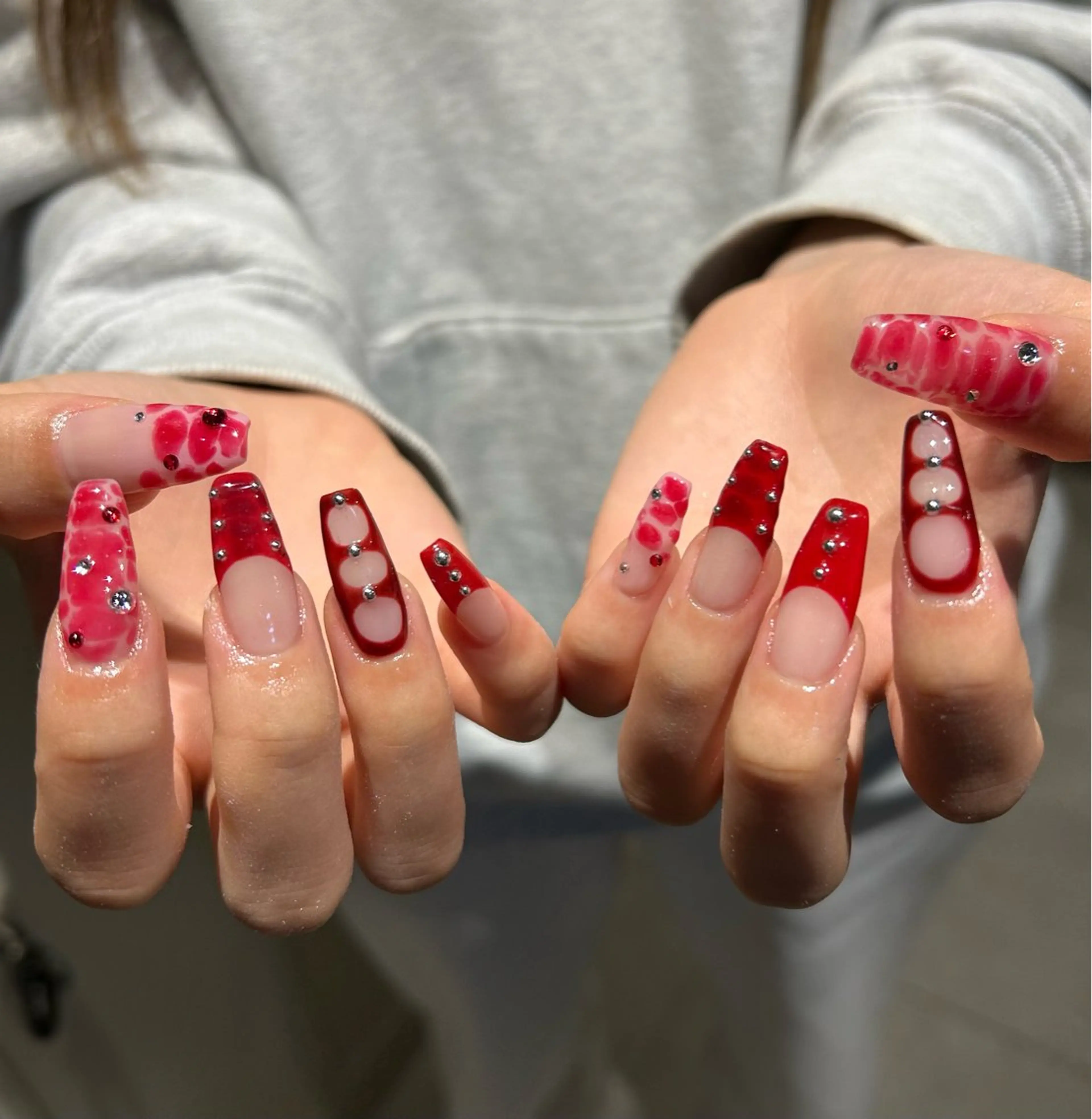 ネイル SEINA_ NAIL🐈‍⬛💗のネイルデザイン