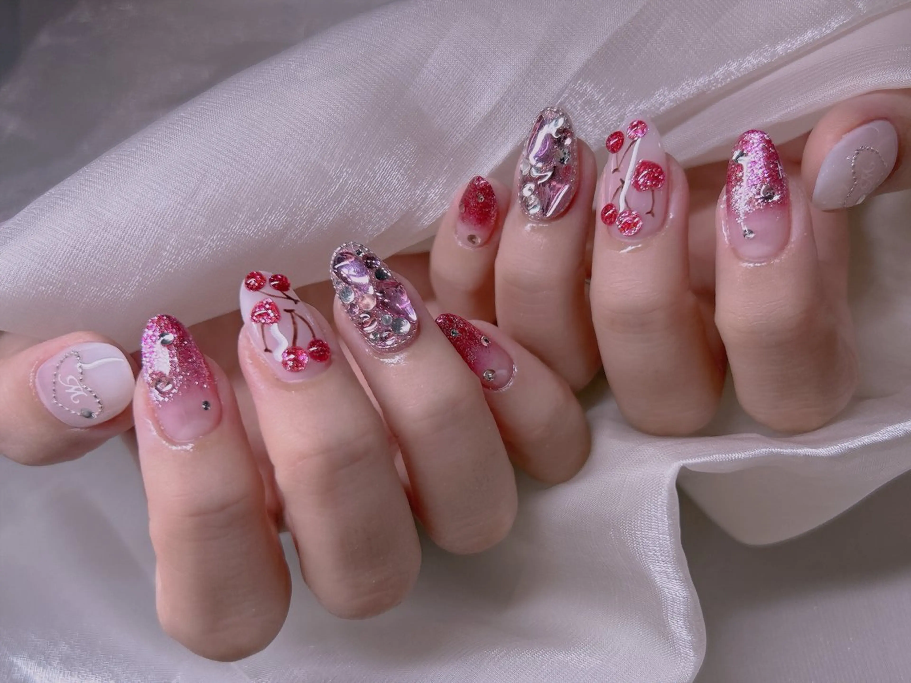 ネイル 長さだし専門店 M2　rikaのネイルデザイン