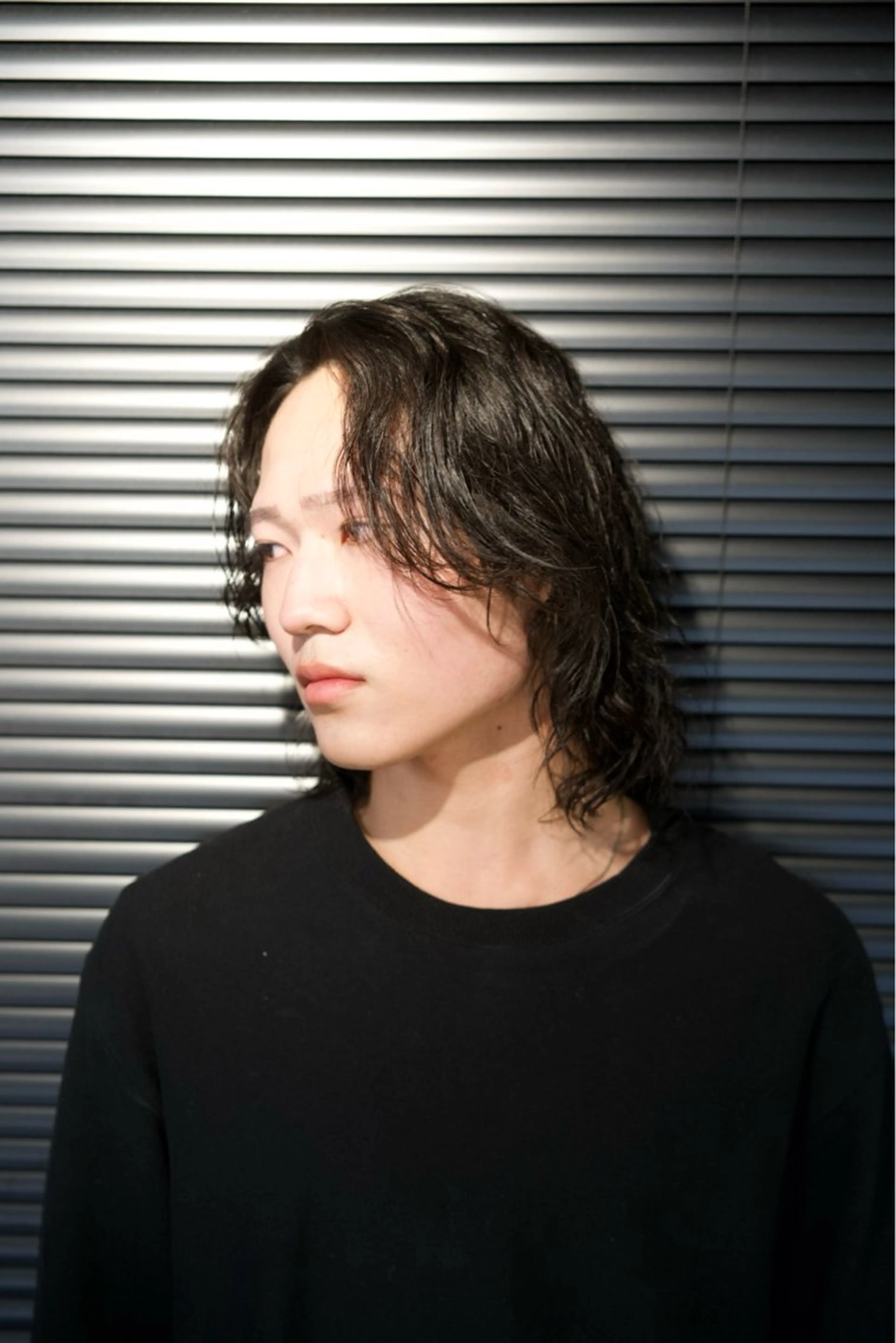 ミディアム パーマ ミディアムパーマ 学生 スパイラルパーマ 渋谷/メンズパーマ/ ブリーチ/冨島佑太のヘアスタイル