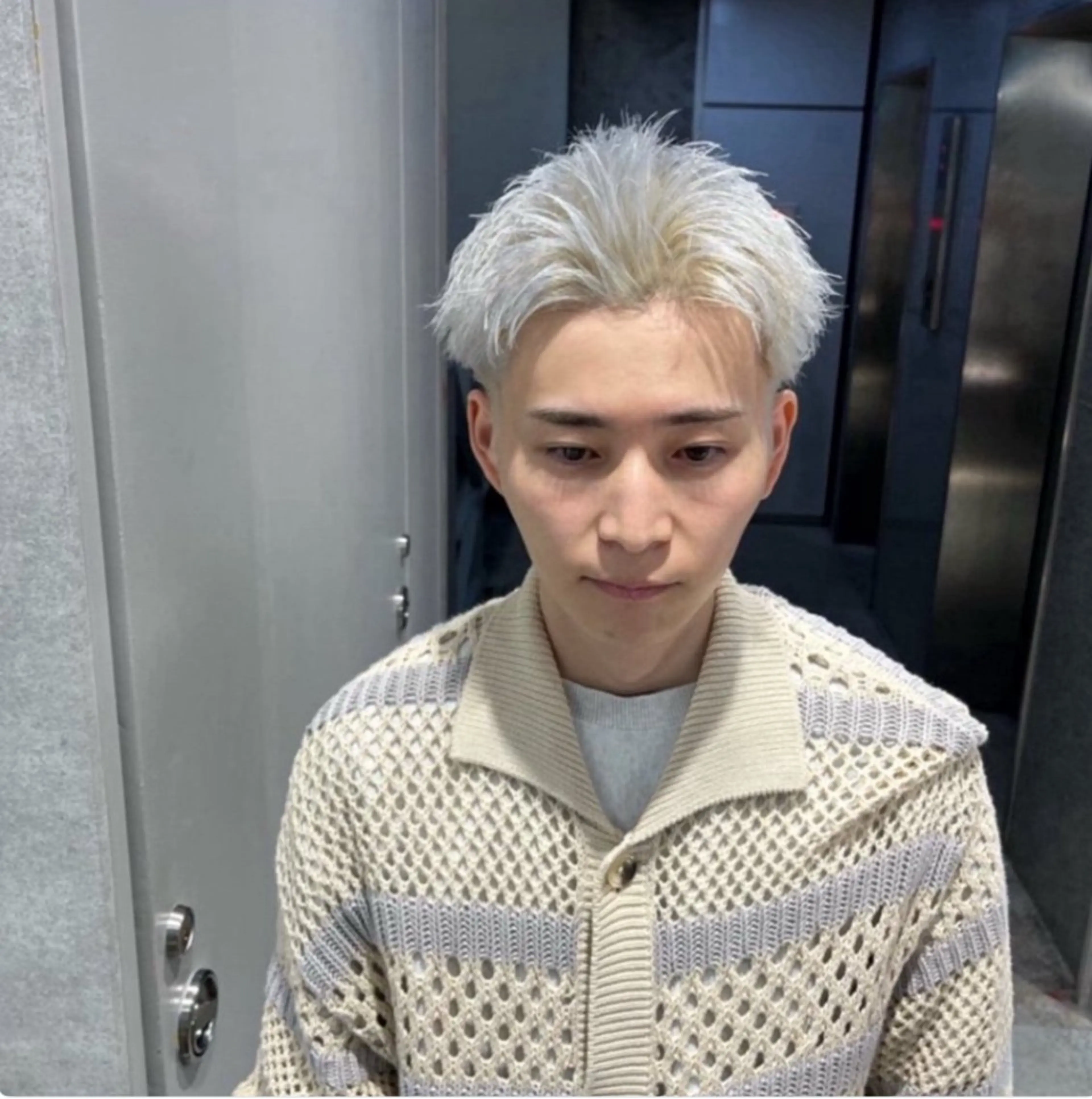 ショート カラー パーマ メンズ スパイキーショート ショートヘア カット ヘアカラー 🔥メンズ 特化🔥菊水皐暉🔥のヘアスタイル