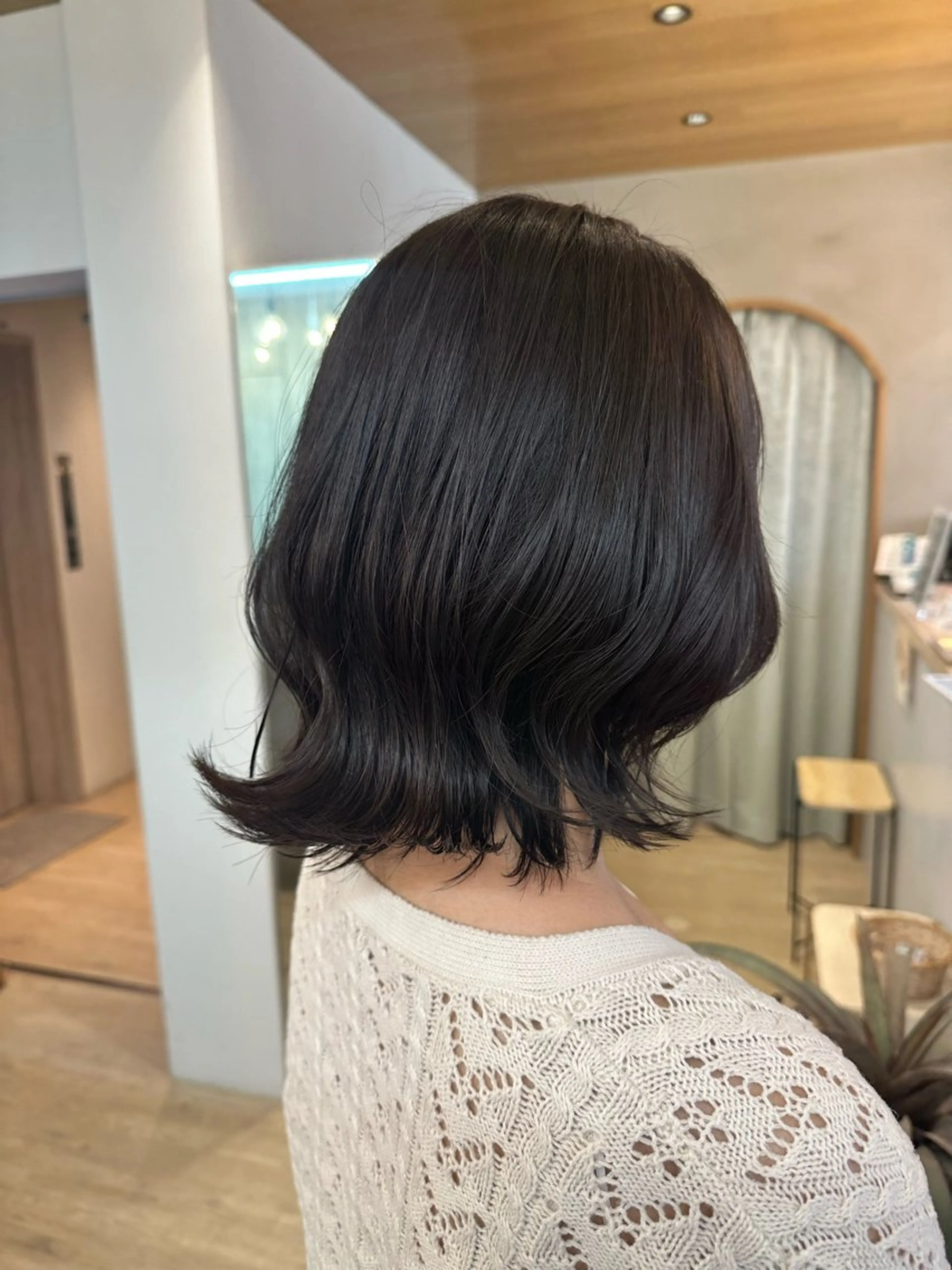 カラー 透明感カラー 巻ける縮毛矯正✨ ボブ/ショートともきのヘアスタイル