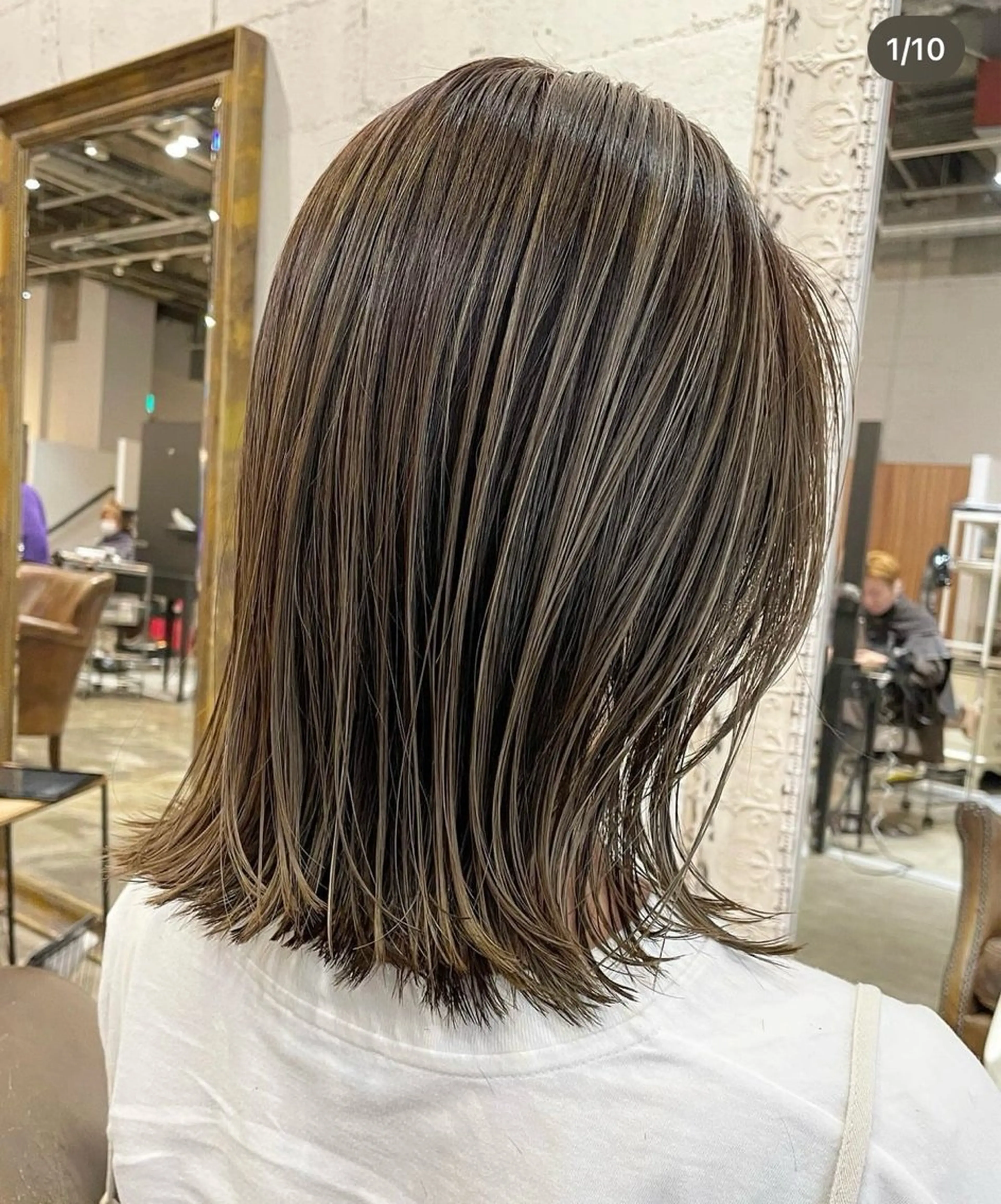 ミディアム カラー PEAR＋L所属・パーマスタイル たなかちなみ🦤♡のヘアスタイル