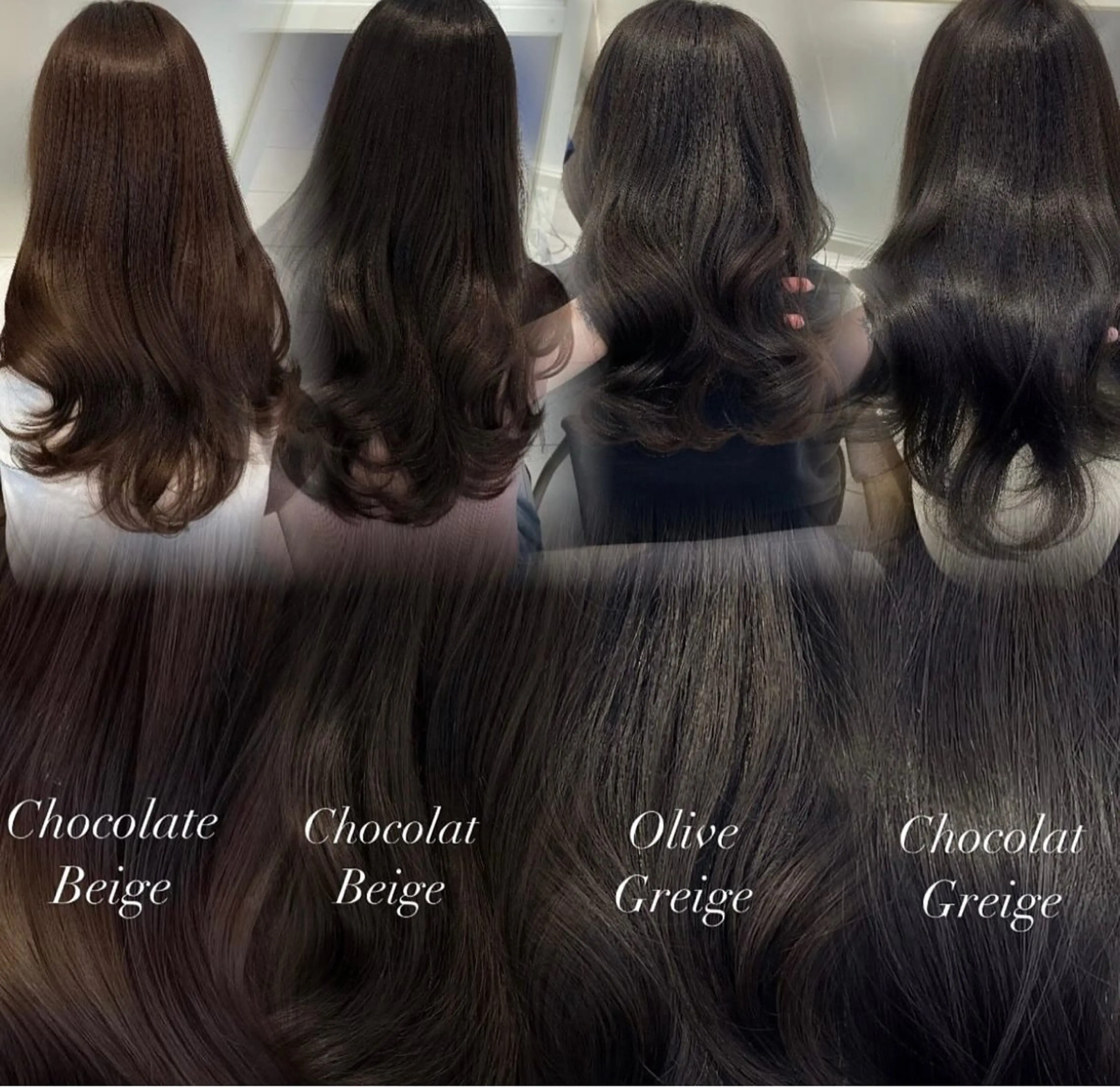 【🖤透明感Color🖤】うるツヤ透明感カラー+内部補修トリートメント♡の写真