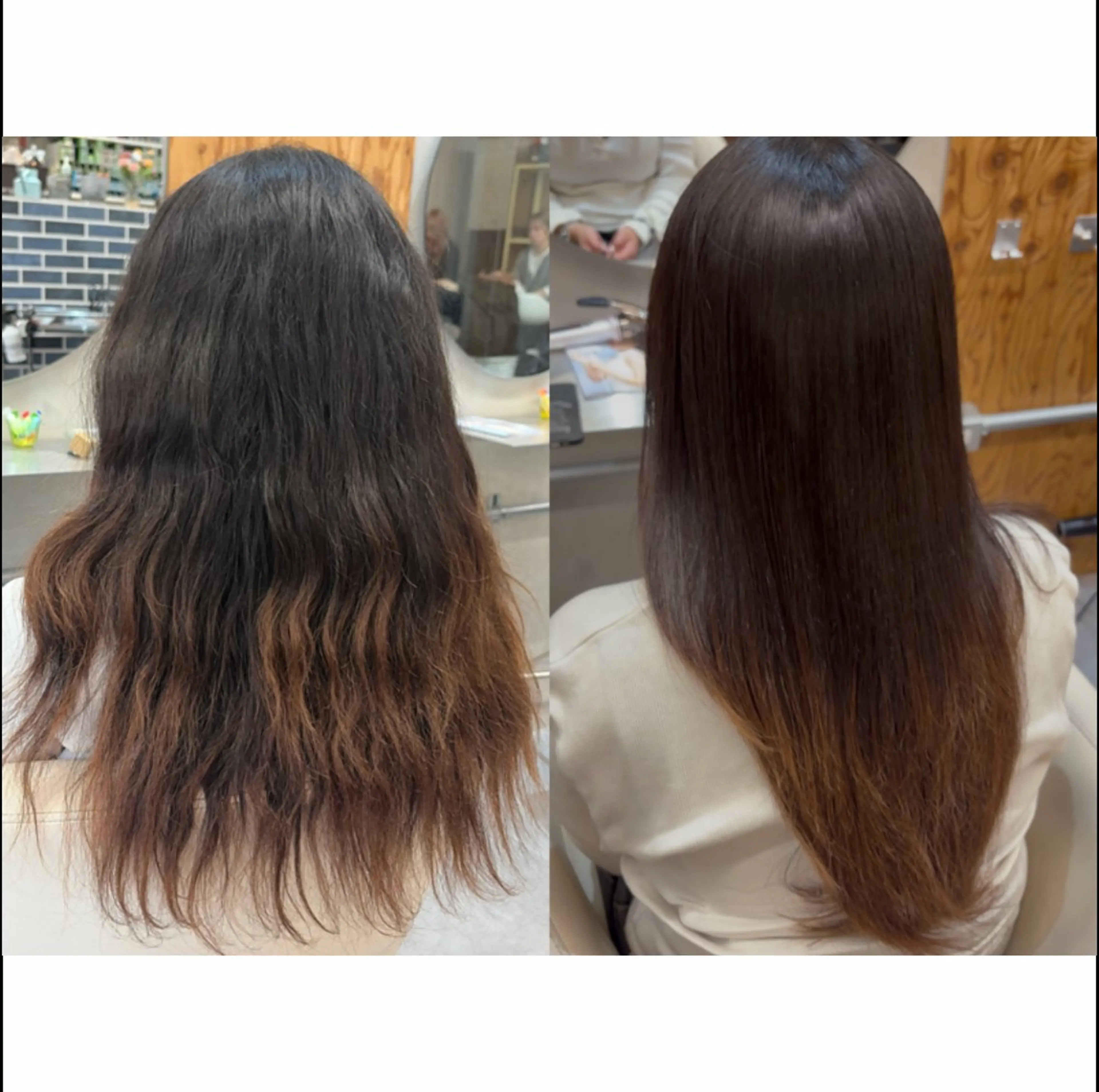 ショート 髪質改善 縮毛矯正 トリートメント 酸性ストレート レイヤーカット/ 酸性ストレート梅田のヘアスタイル