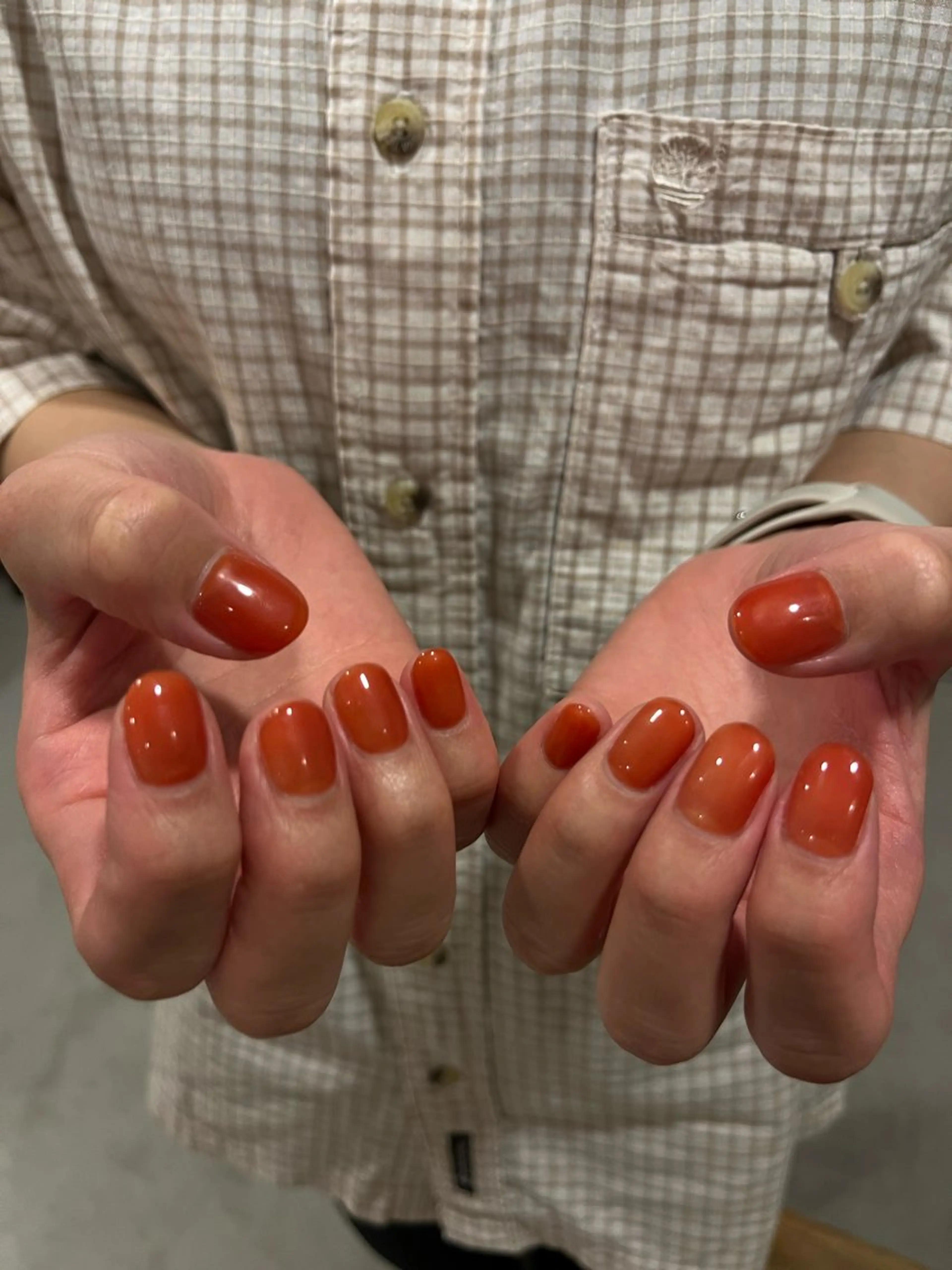 ネイル ワンカラーネイル Hi,nail mahoのネイルデザイン