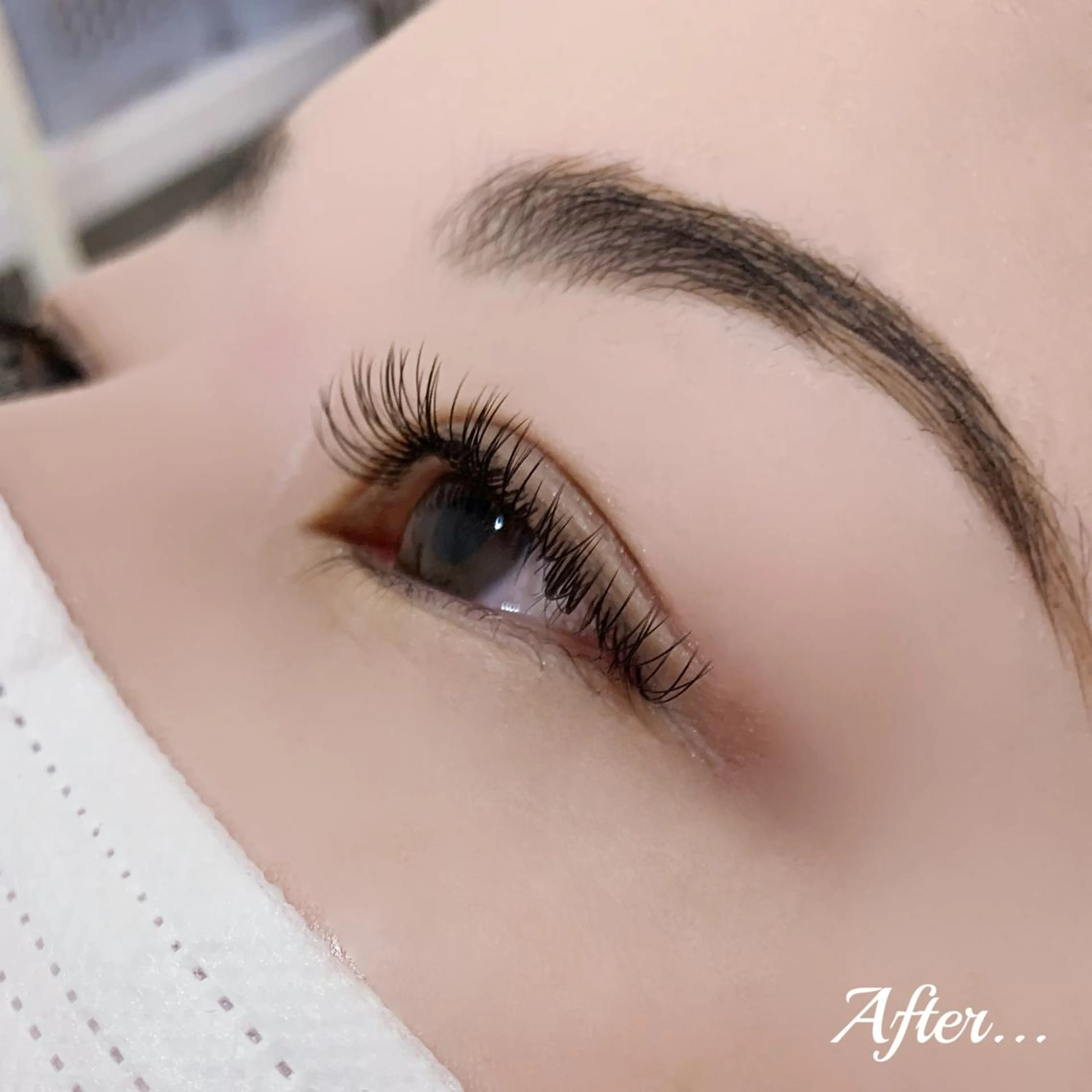 マツエク・マツパ フラットラッシュ マツナガ☺︎ // Afterのマツエク・マツパデザイン