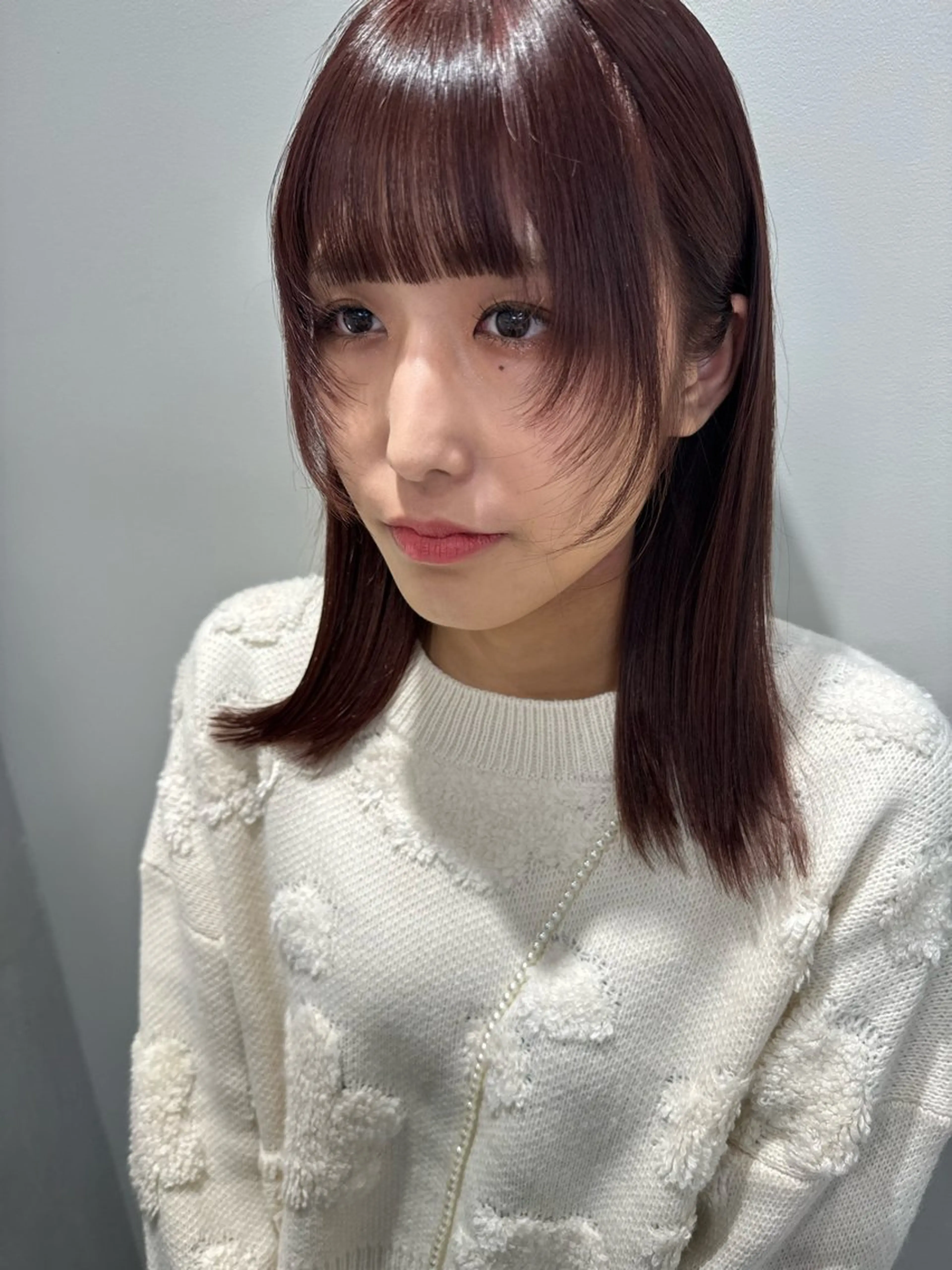 ミディアム カラー 高畑 恵莉 👒 暖色 / 艶髪 🧺のヘアスタイル