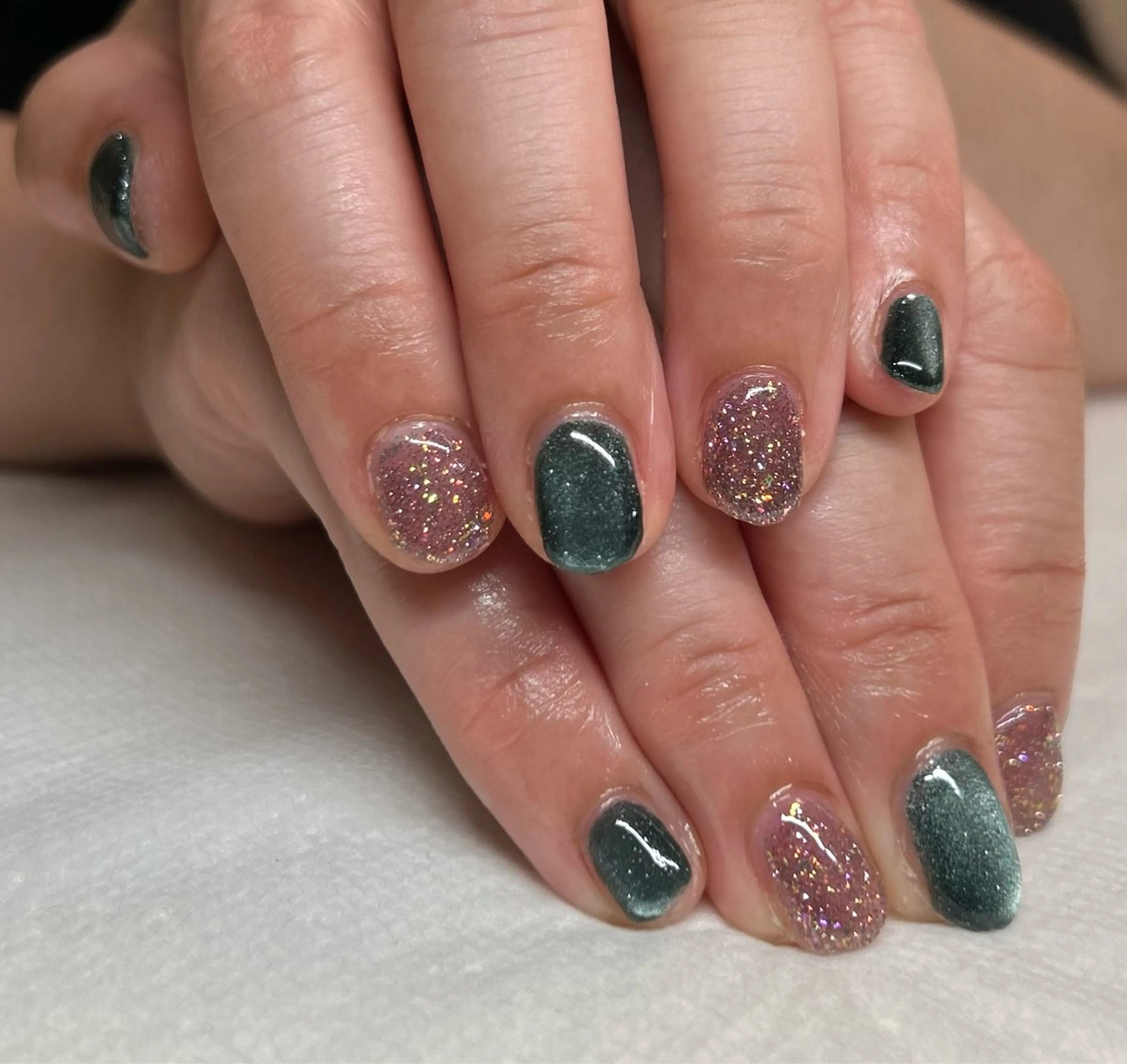 ネイル フラッシュネイル キラキラネイル マグネットネイル Bell Nailのネイルデザイン