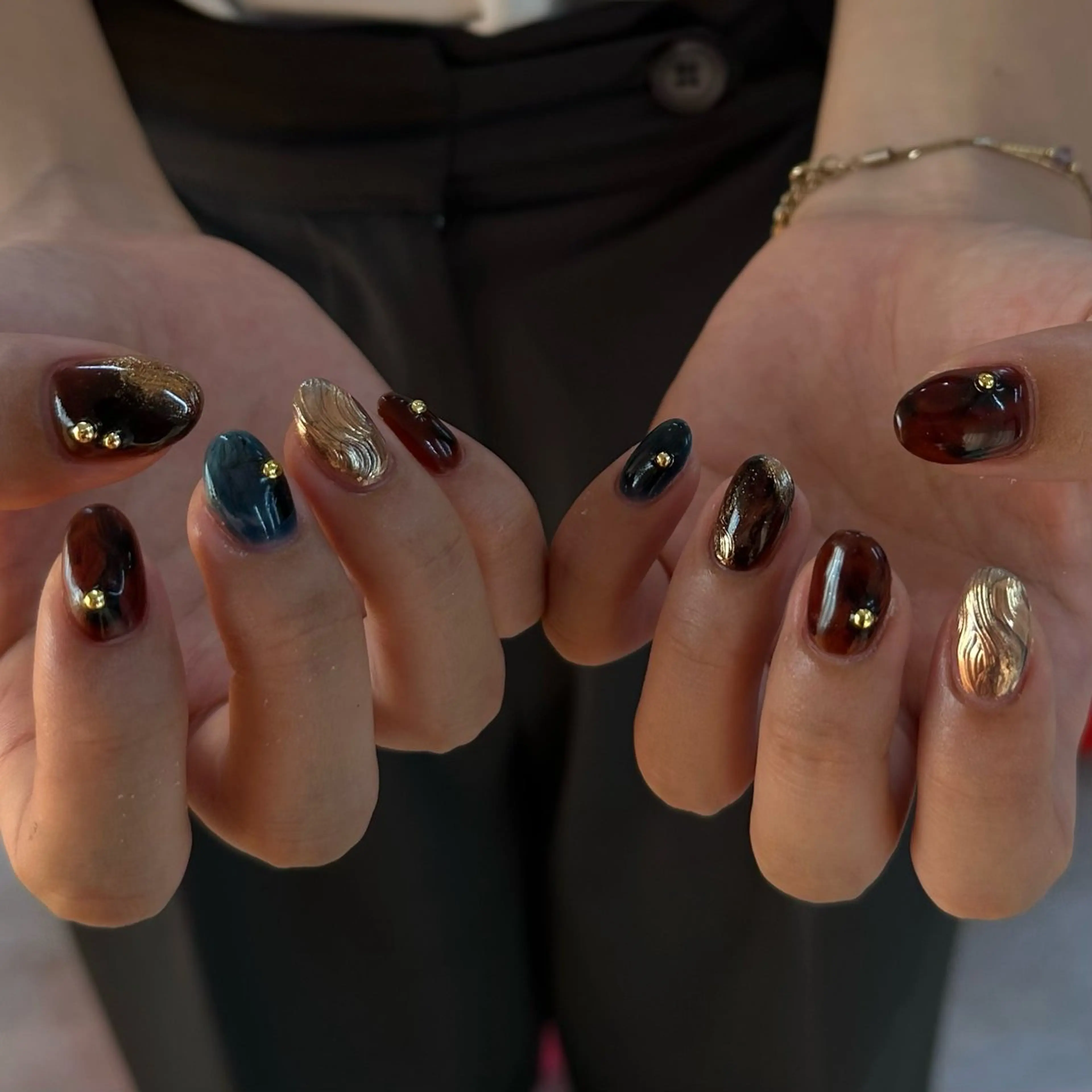 ネイル ハンドネイル フットネイル YukaRyu /癖デザインのネイルデザイン