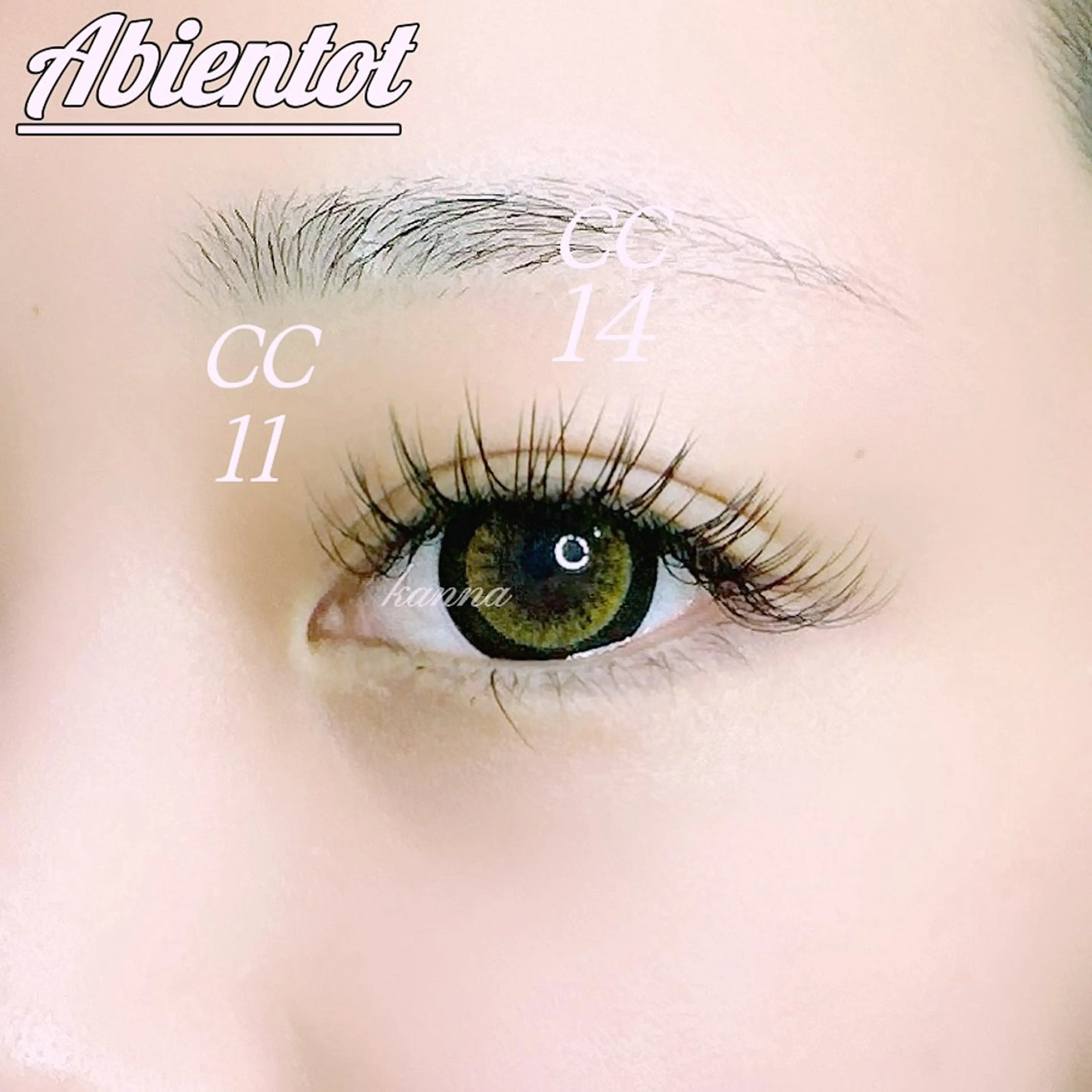 マツエク・マツパ Abientot Kannaのマツエク・マツパデザイン