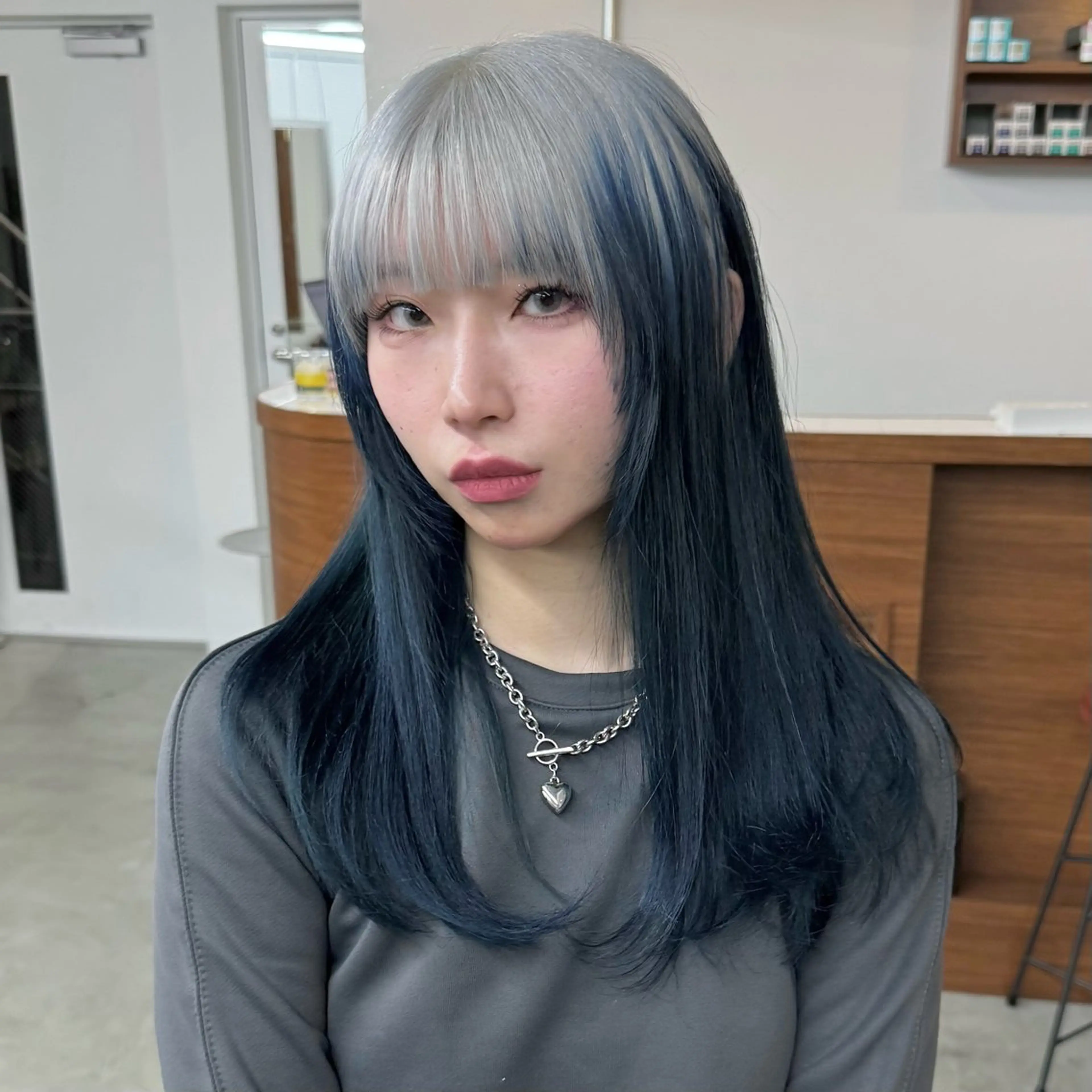 ロング カラー エクステモデル募集 💗大阪梅田/川上のヘアスタイル