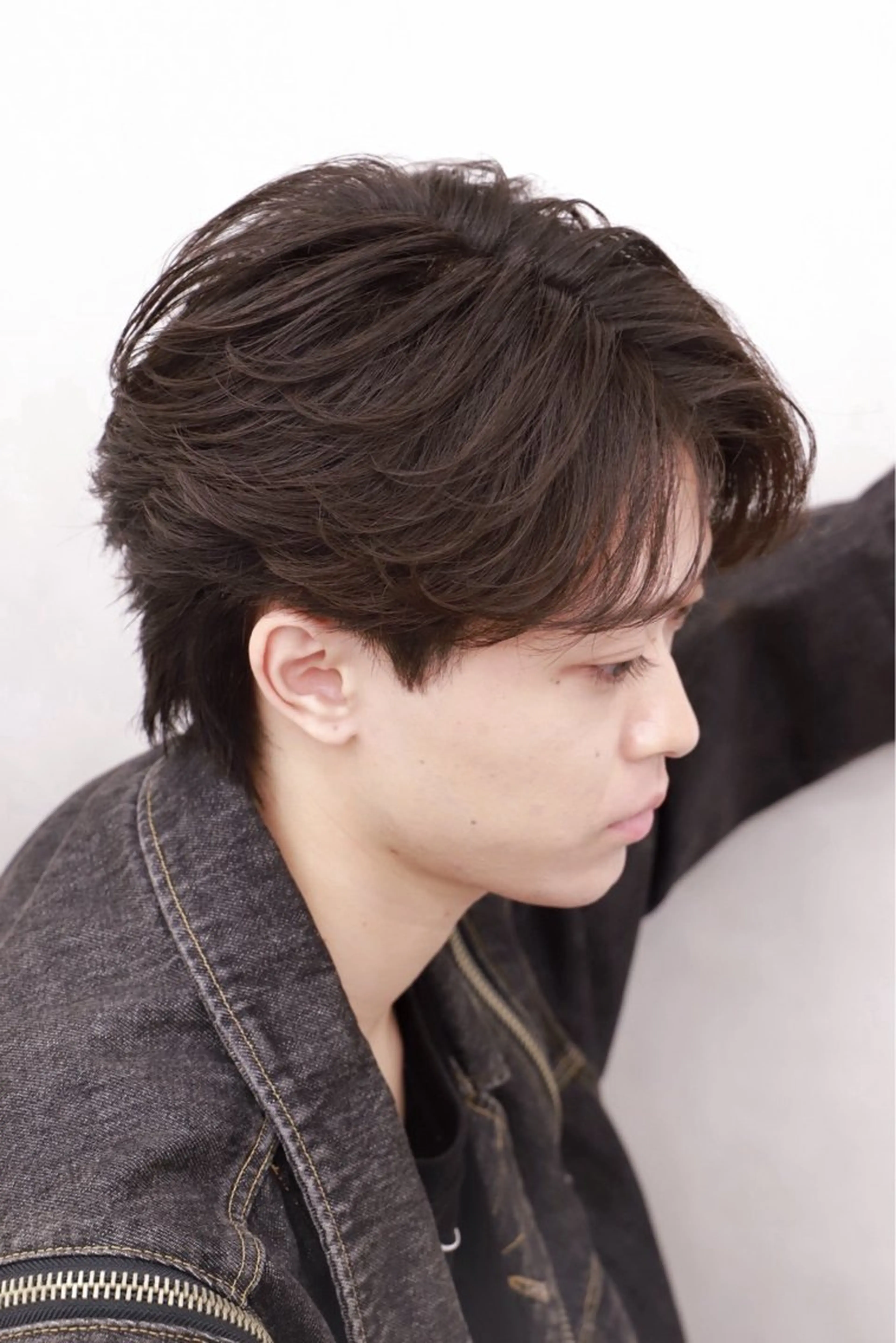 メンズ フェザーパーマ メンズパーマ 【公式】Men's salonLUCEYのヘアスタイル