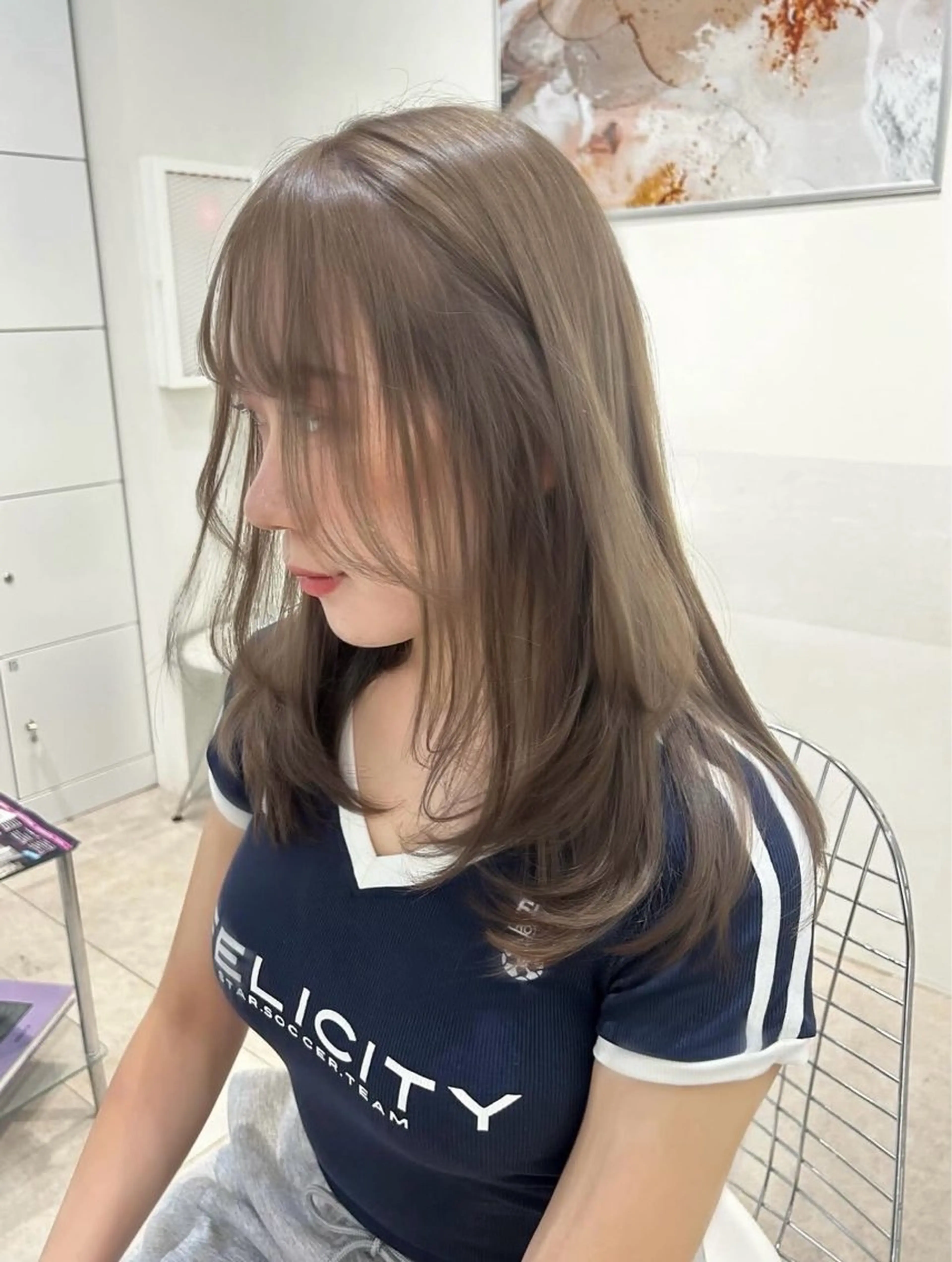 ロング 大人の海外ハイライト coconoのヘアスタイル