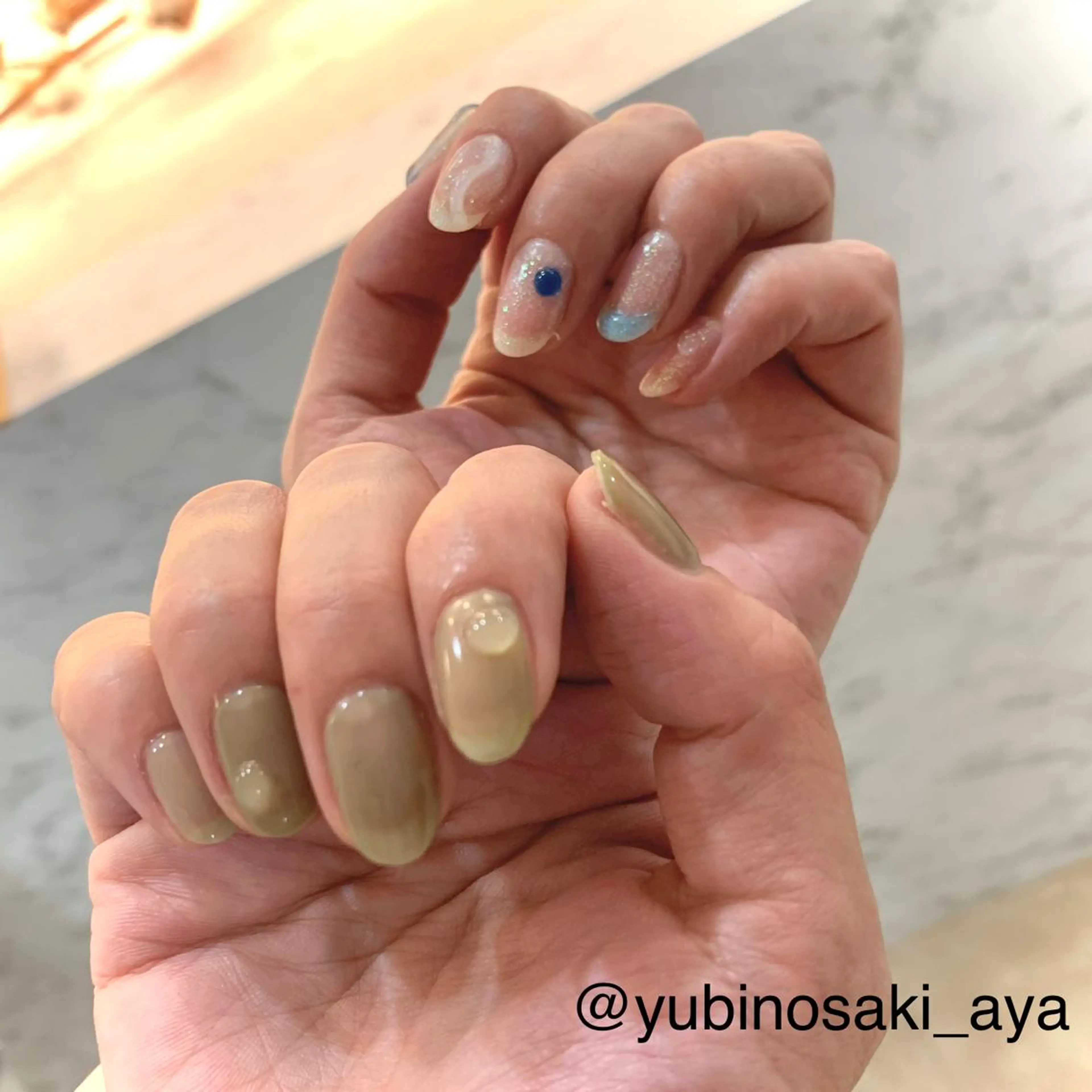 ネイル ゆびノさき茨木店 ニュアンス/アートのネイルデザイン