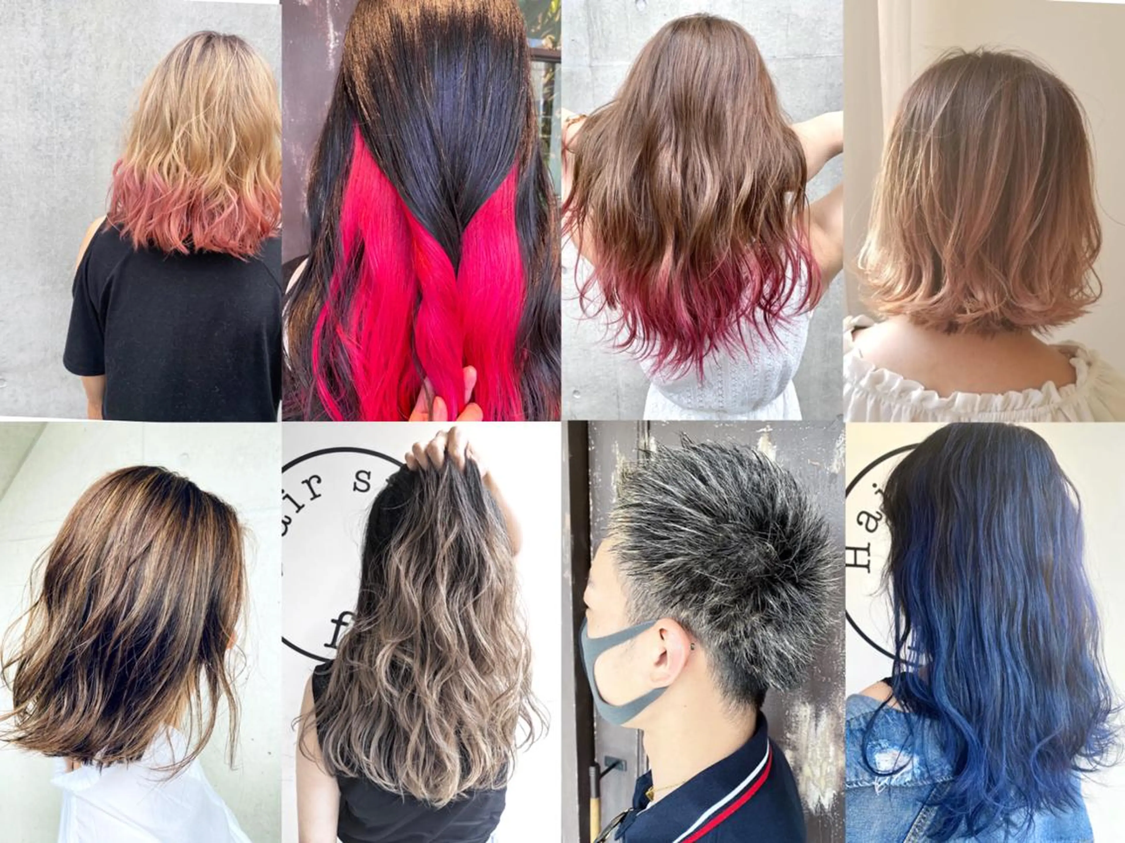 カラー ブリーチ 川越 輝梨奈のヘアスタイル