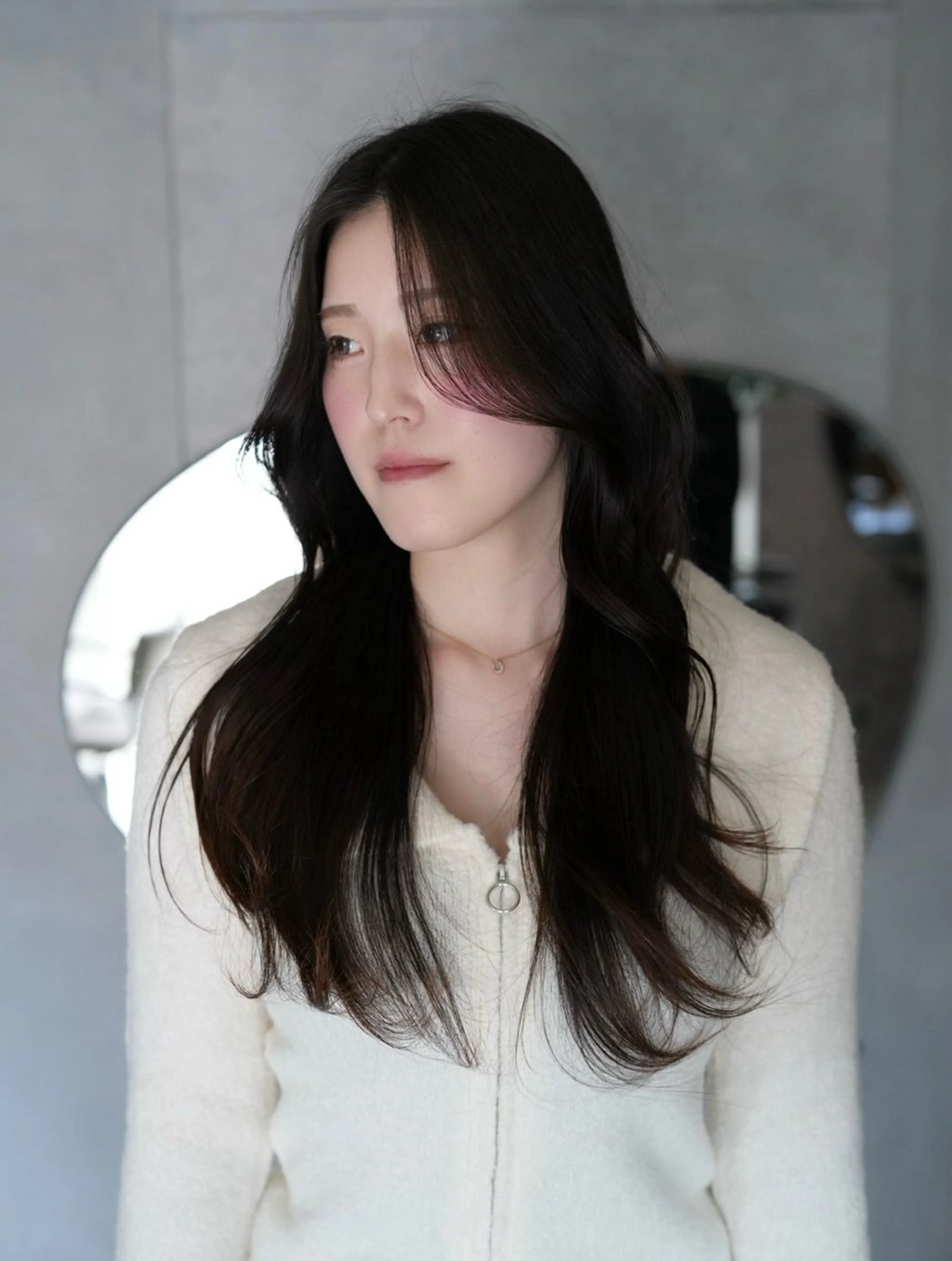 ロング カラー ヘアアレンジ カット 垢抜け透明感カラー 指名No.1shunのヘアスタイル