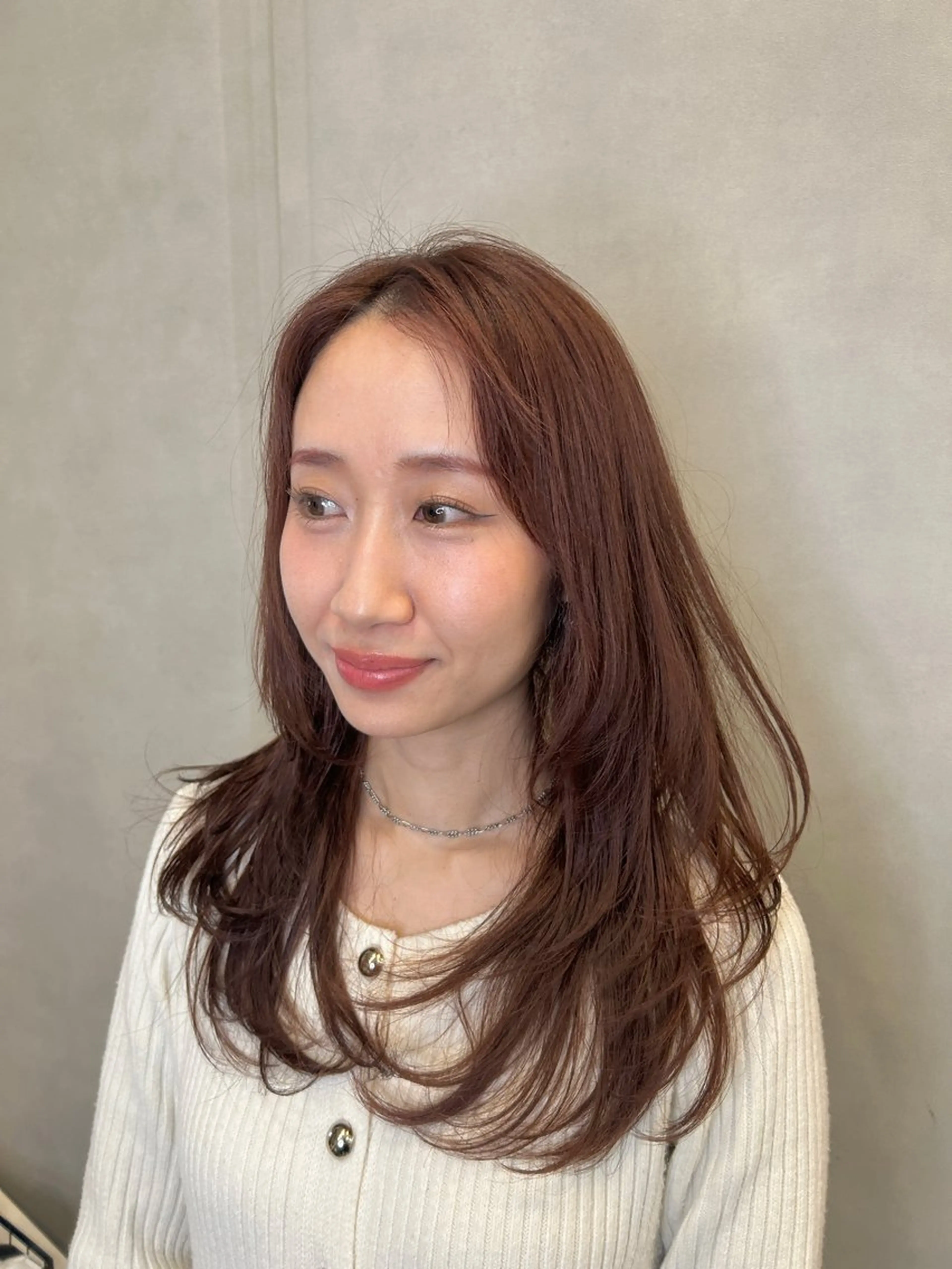 ロング カラー レイヤーカット カット 野田阪神/レイヤー/ ハイライト/yuuのヘアスタイル
