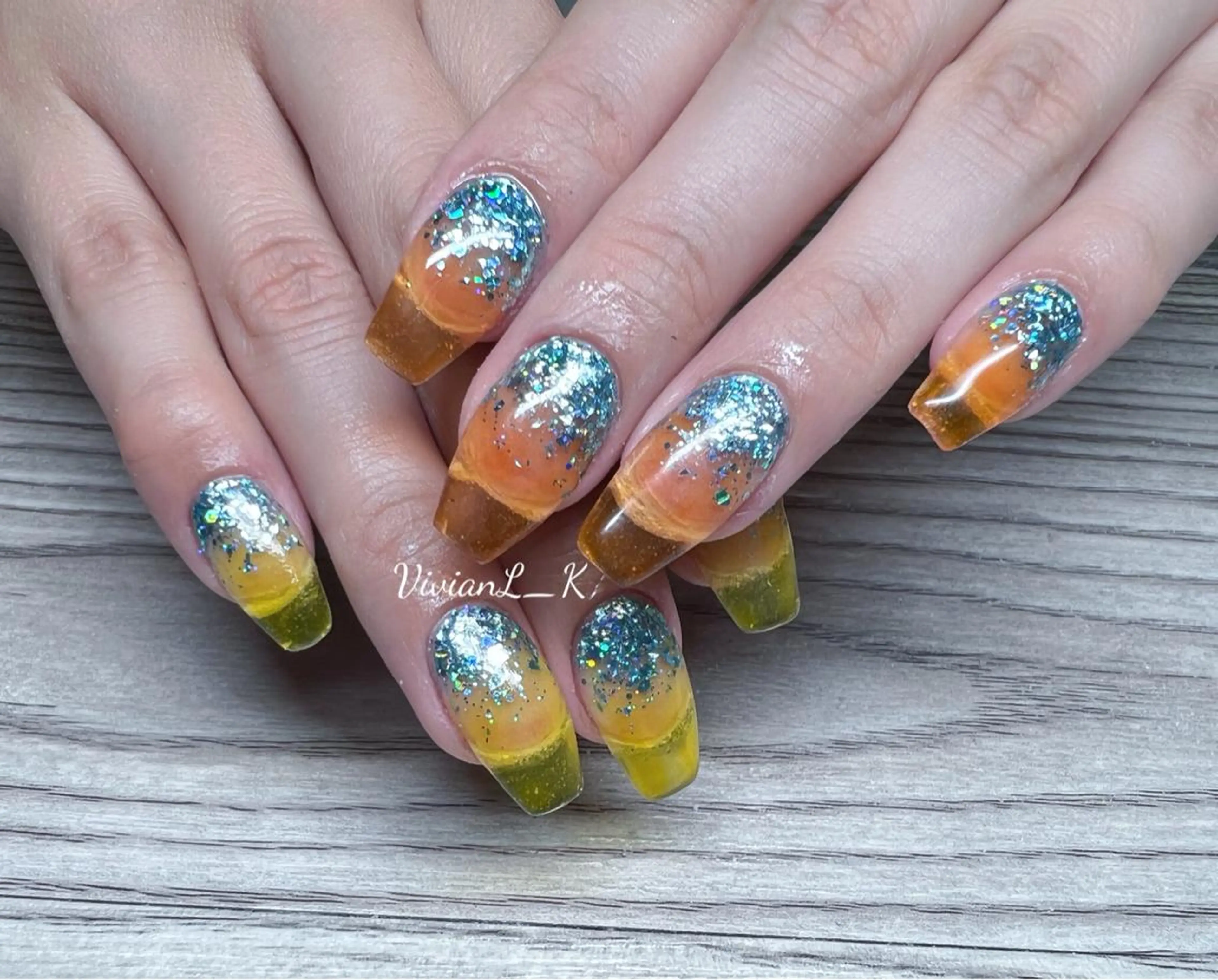 ネイル 🍉Vivian🌴 LK🍉のネイルデザイン