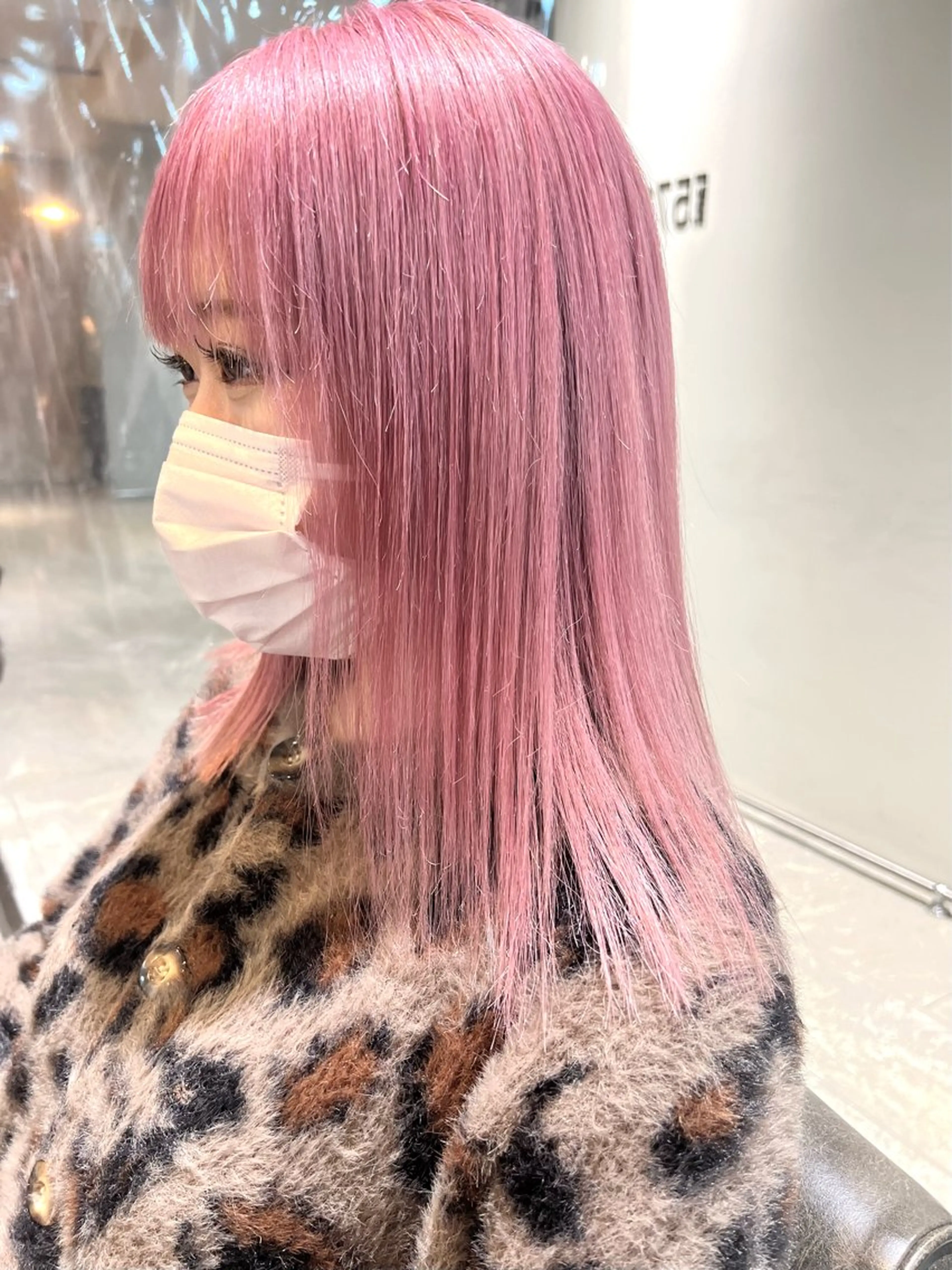 セミロング カラー ヘアアレンジ ヘアカラー トリートメント ヘアセット 🌈インナーカラー ‘ショウマ’🌈のヘアスタイル