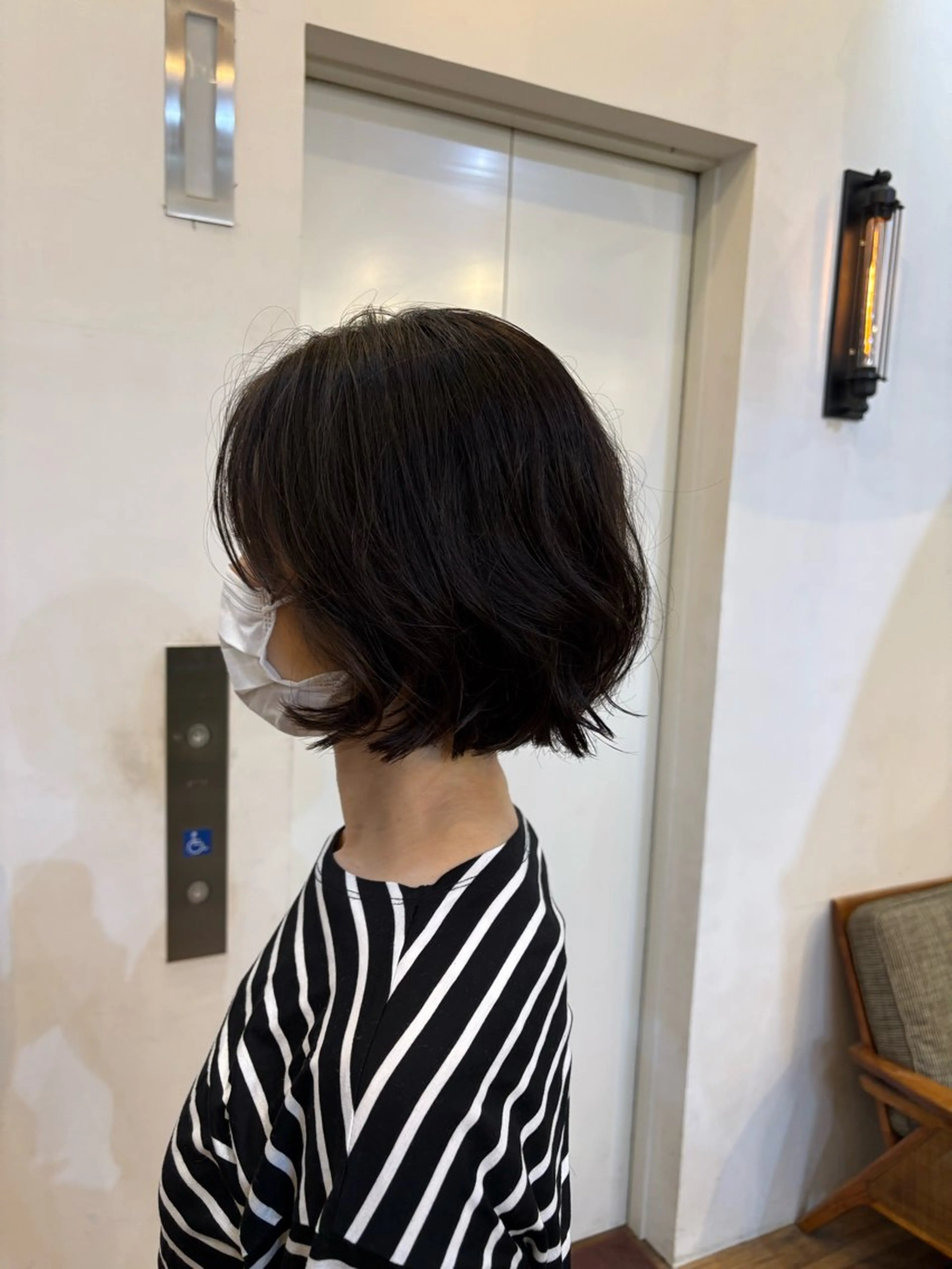 ショート ボブ 似合わせカット‪// 鶴我万唯華のヘアスタイル