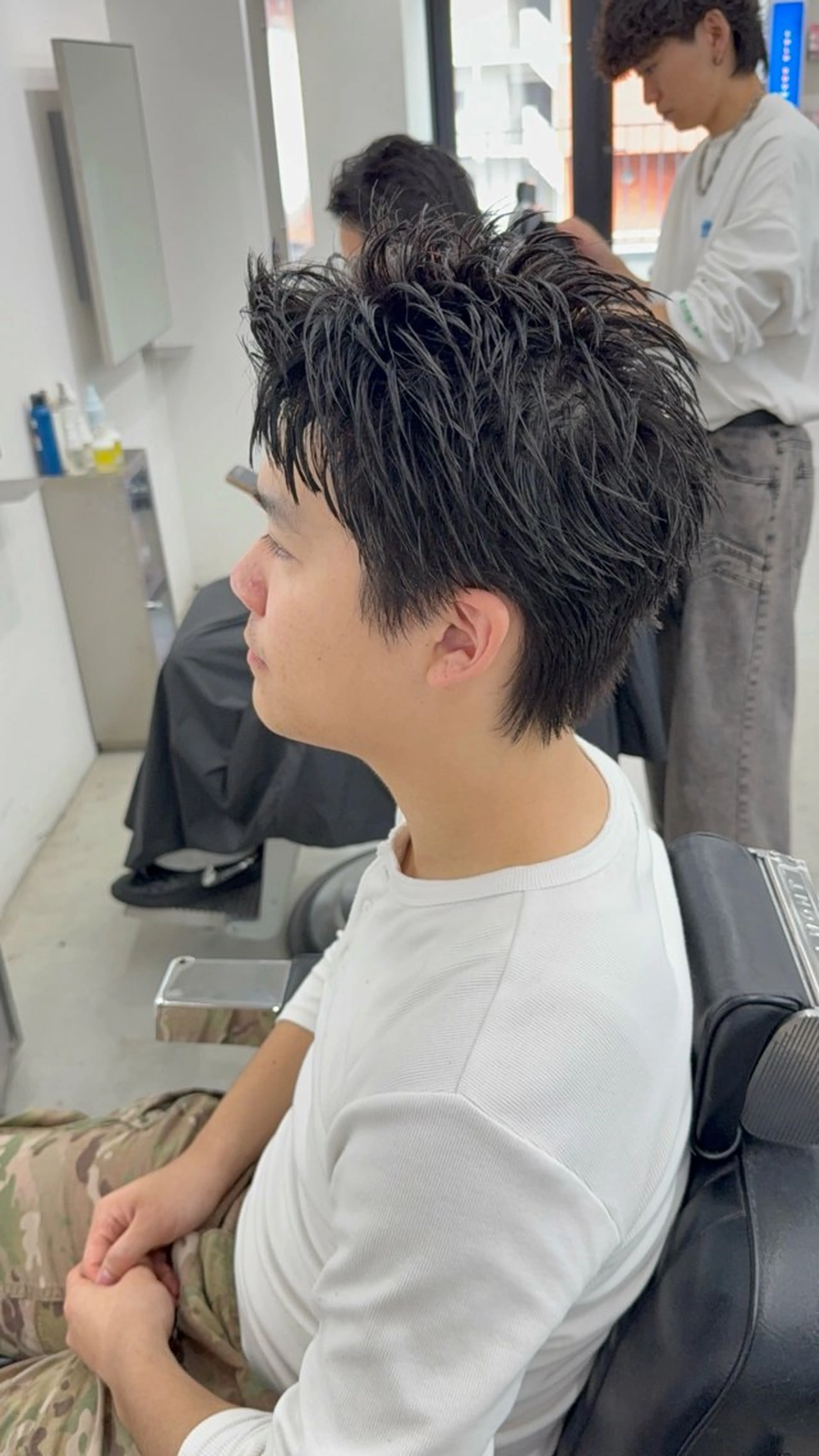 ショート メンズ 亀井隆汰/メンズ専門 パーマ特化美容師のヘアスタイル